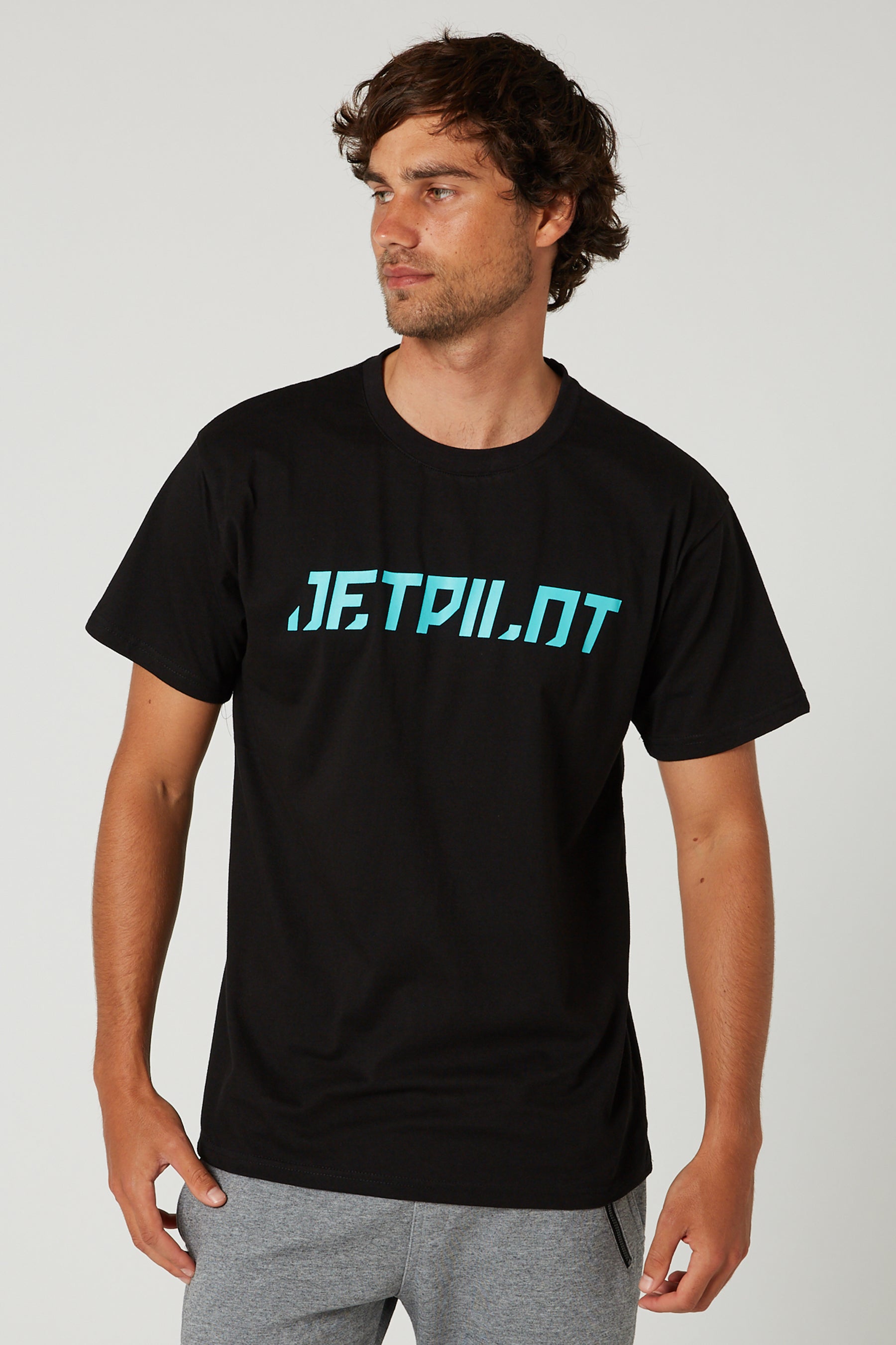 Jetpilot Corp S/S Mens Tee - Black