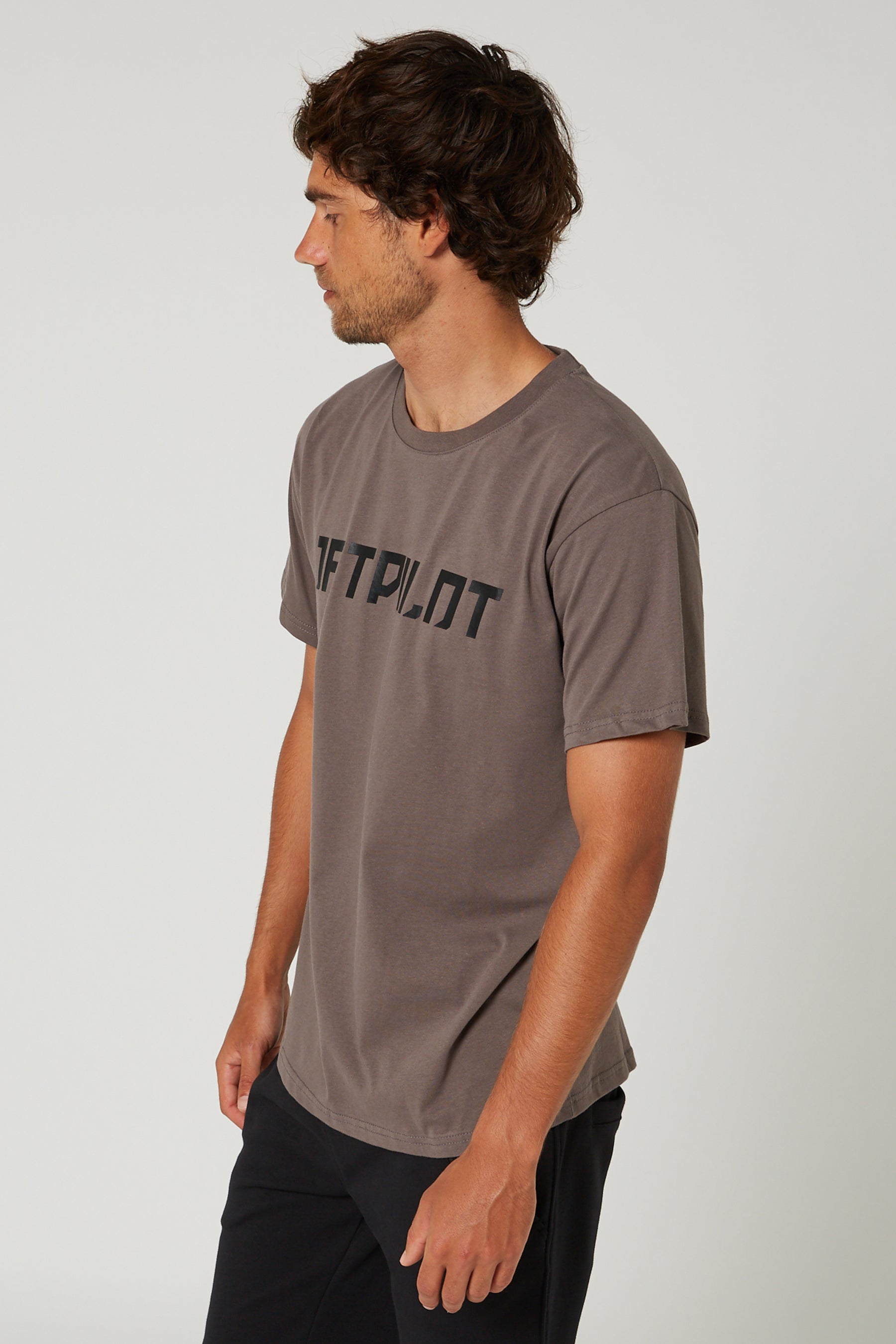 Jetpilot Corp S/S Mens Tee - Coal