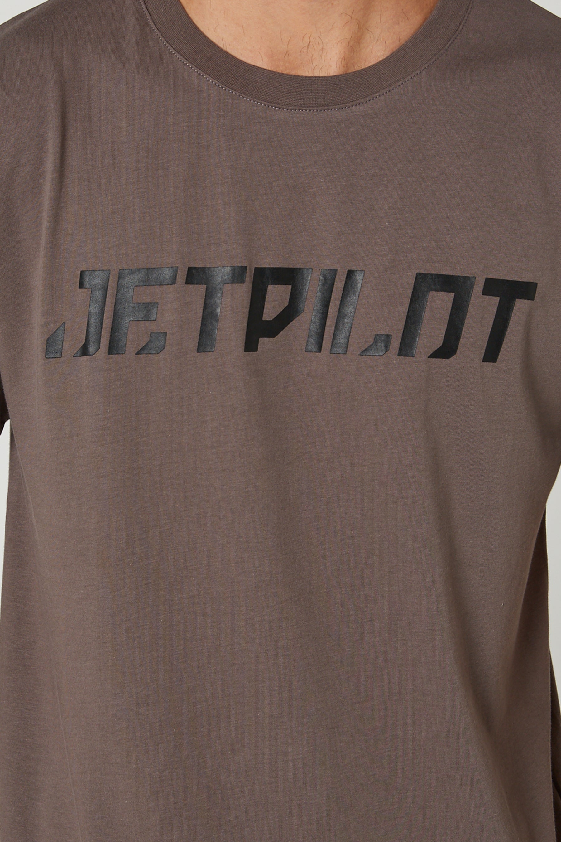 Jetpilot Corp S/S Mens Tee - Coal