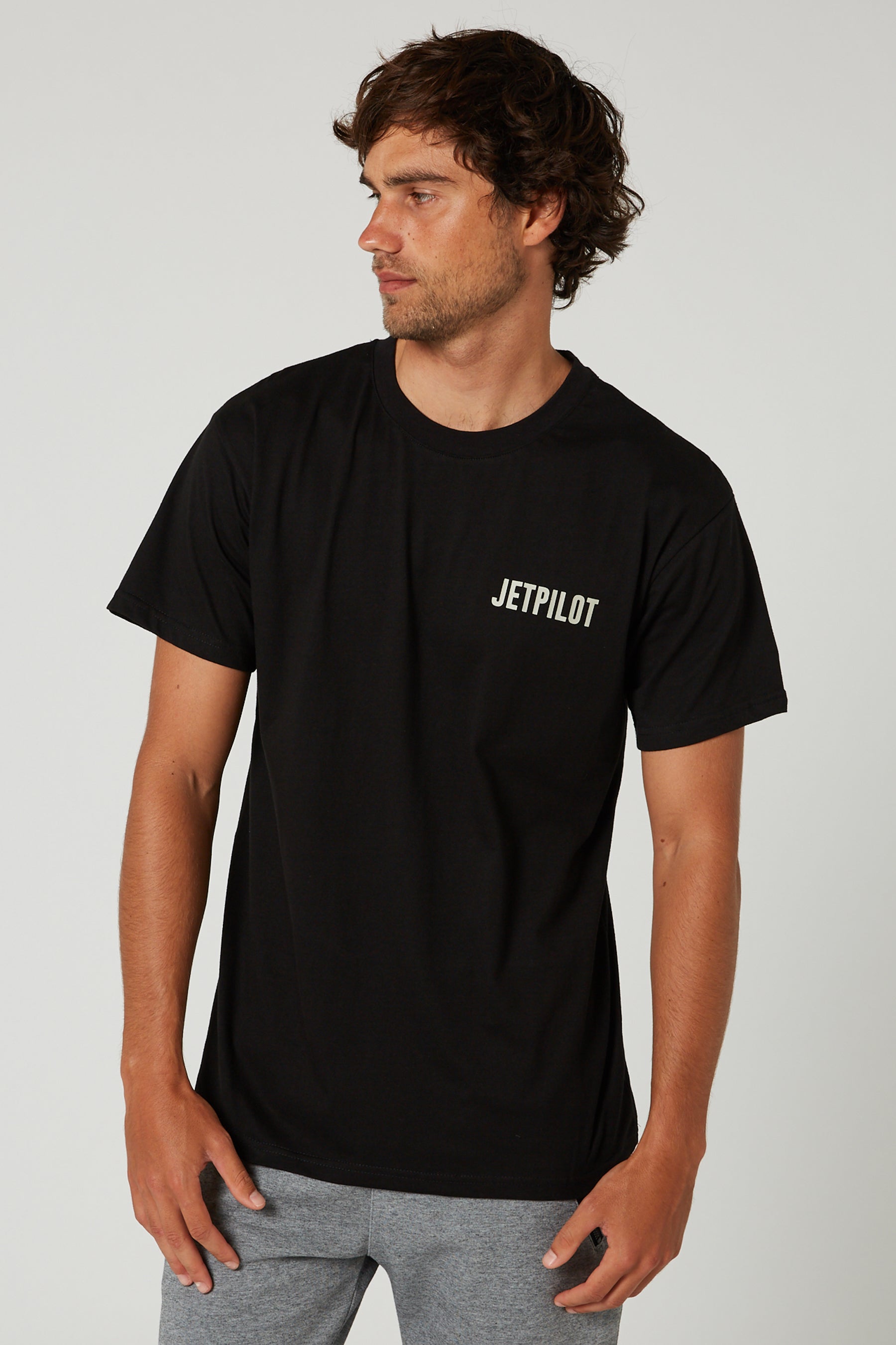 Jetpilot Esky S/S Mens Tee - Black