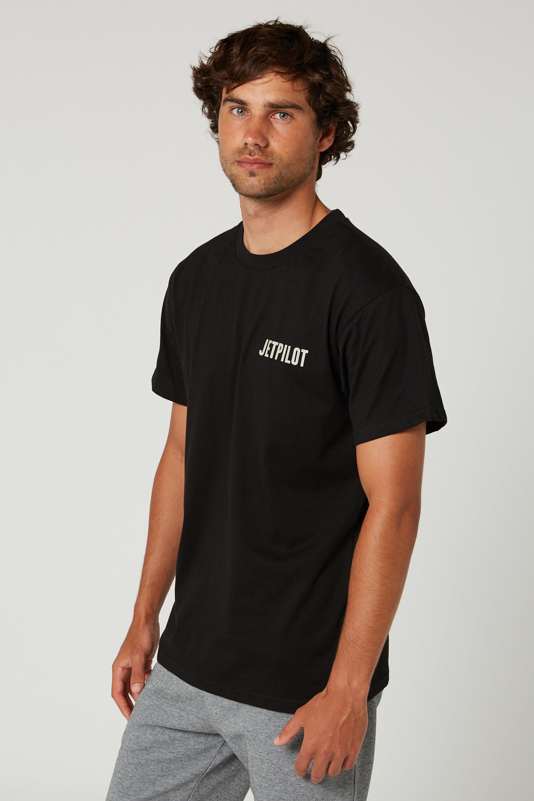 Jetpilot Esky S/S Mens Tee - Black
