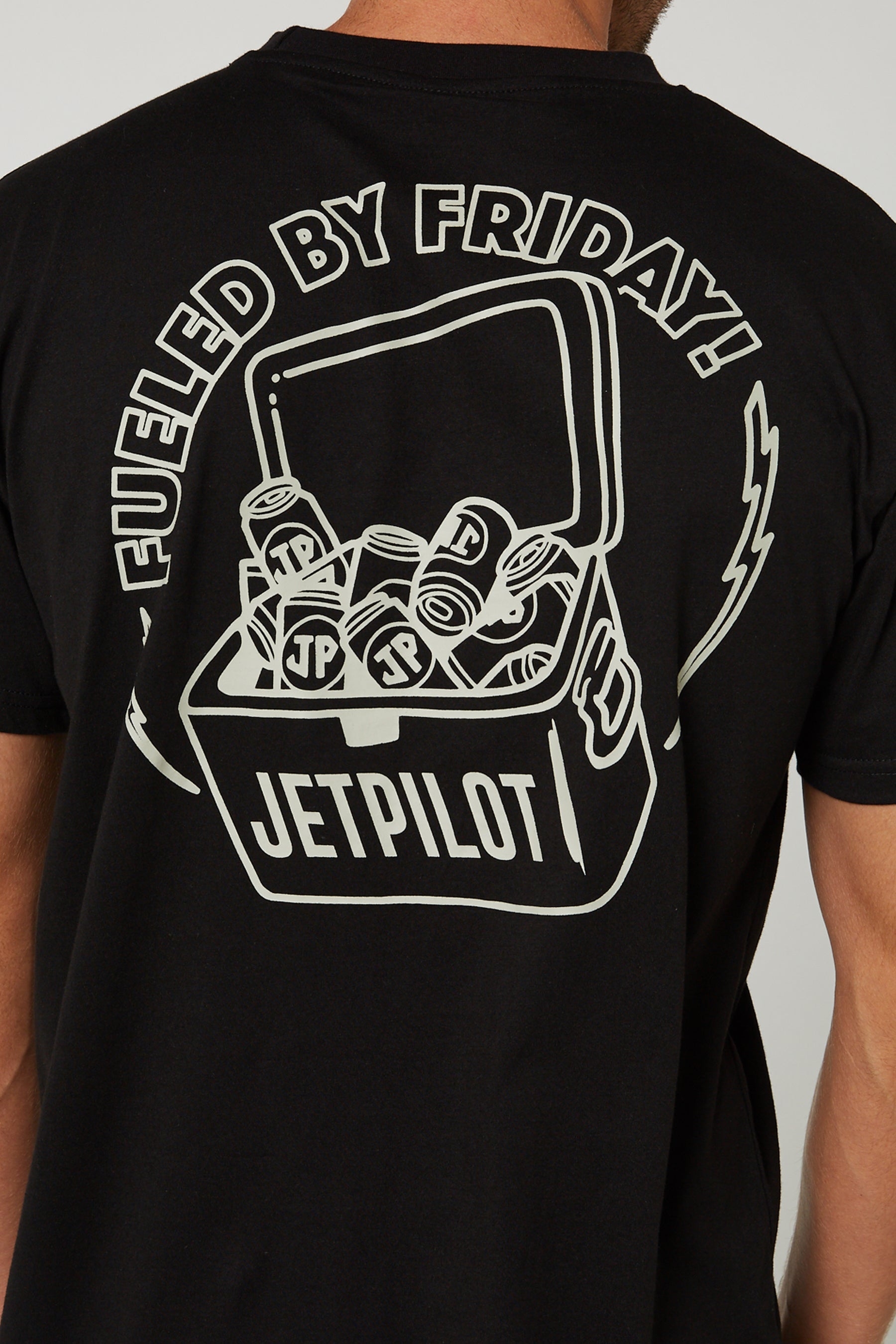Jetpilot Esky S/S Mens Tee - Black