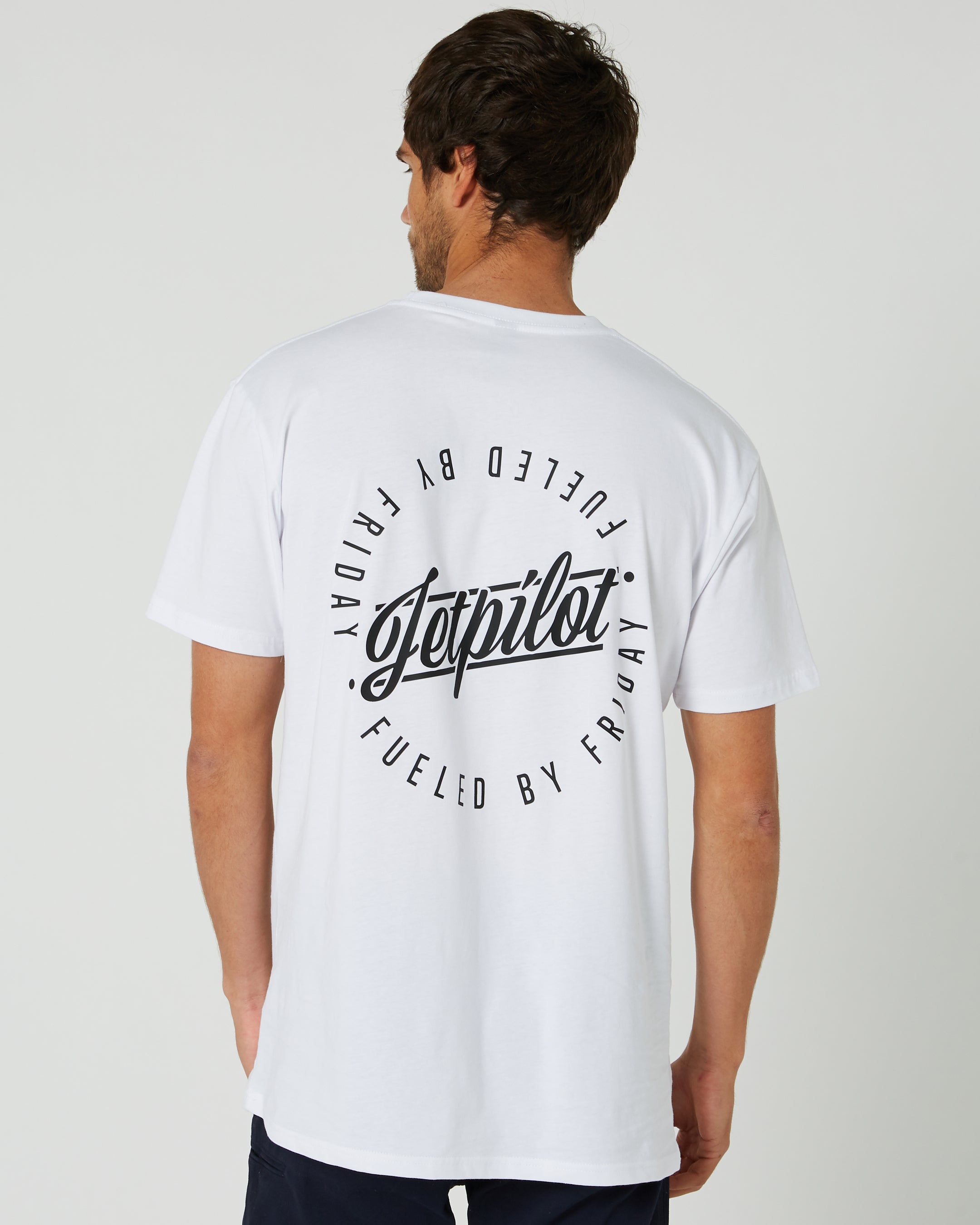 Friday Mens Short Sleeve Tee - White