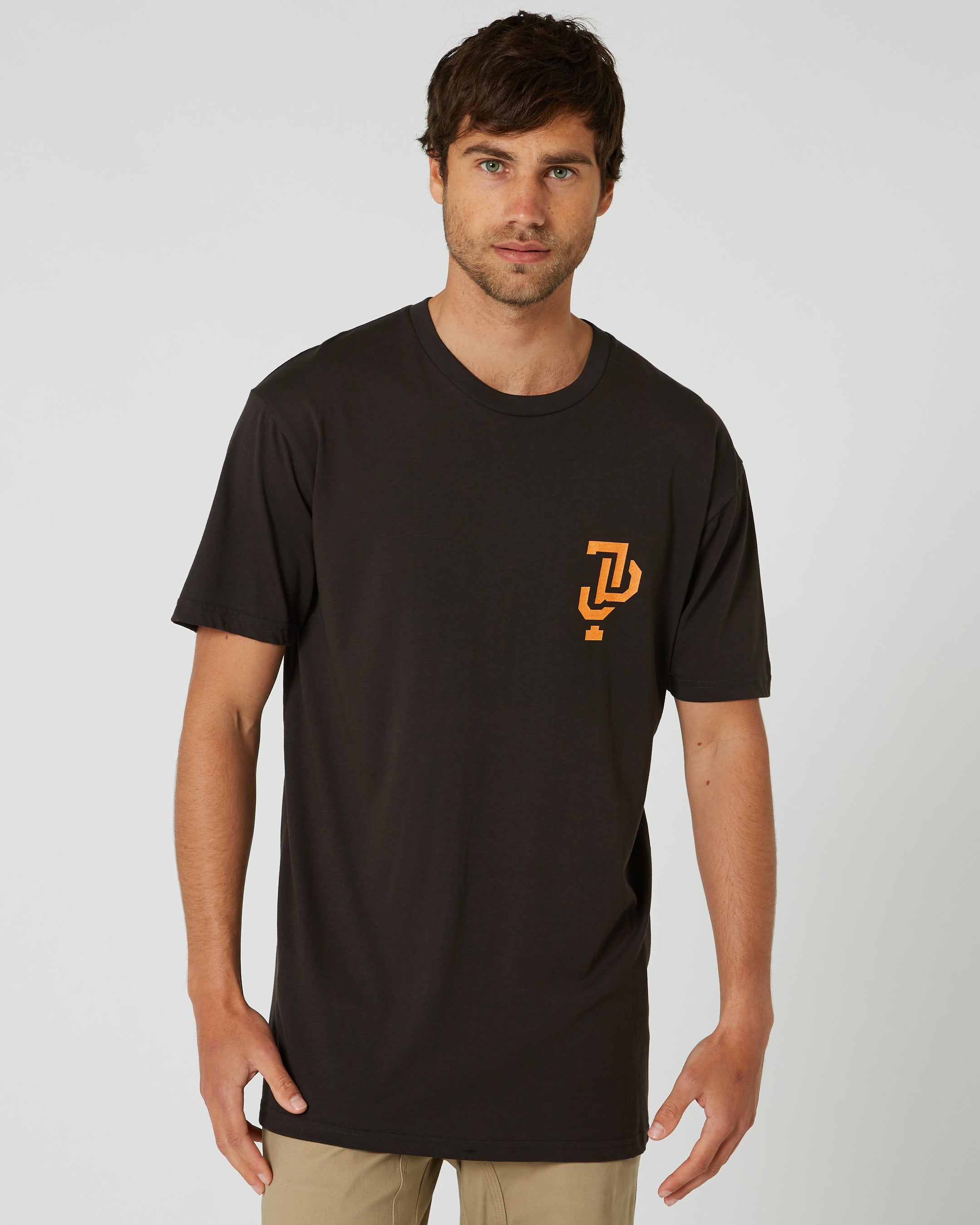 Jetpilot Global Mens Short Sleeve Tee - Charcoal