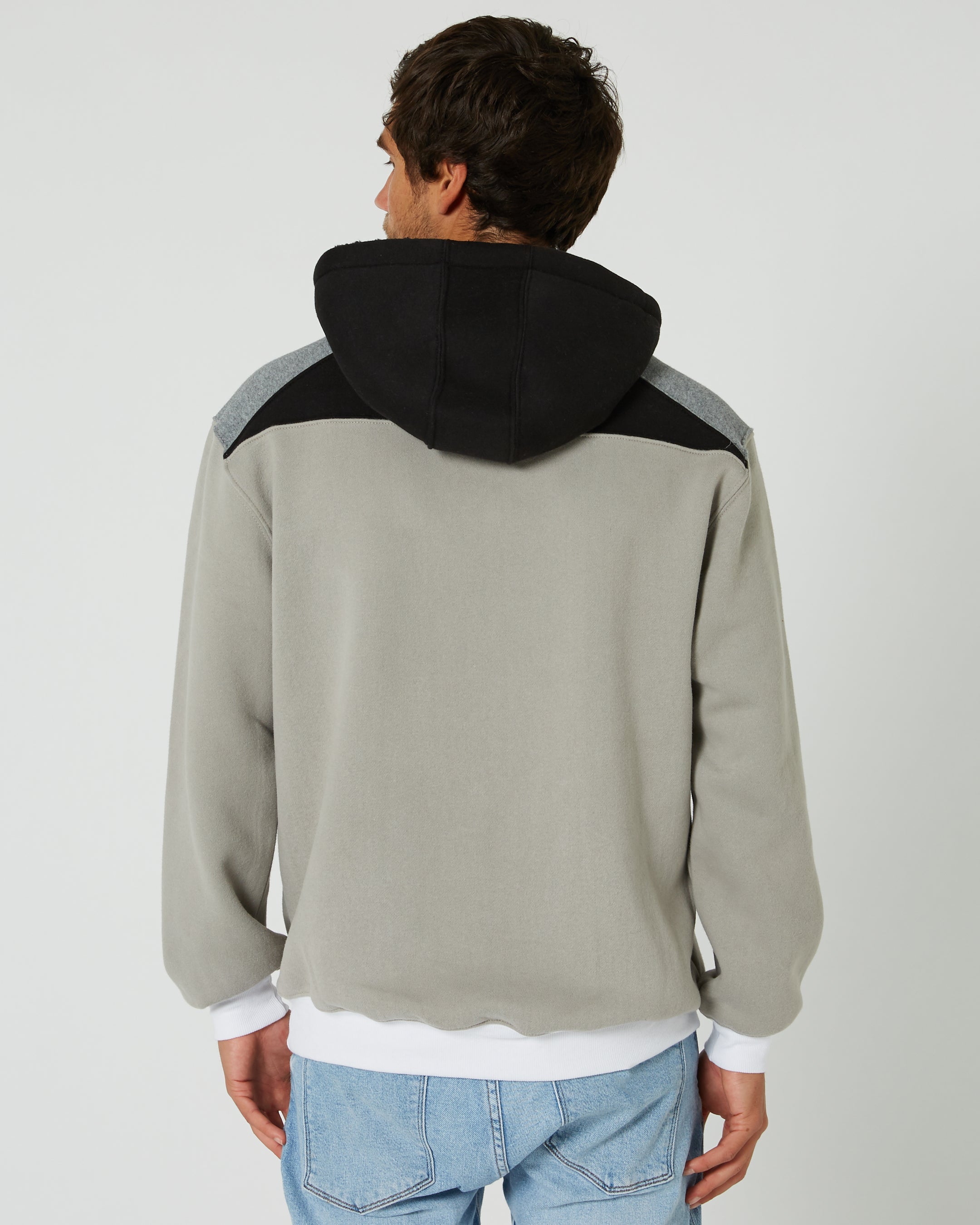 Jetpilot Matrix 2.0 Mens Pullover Hoodie - Putty/White 7