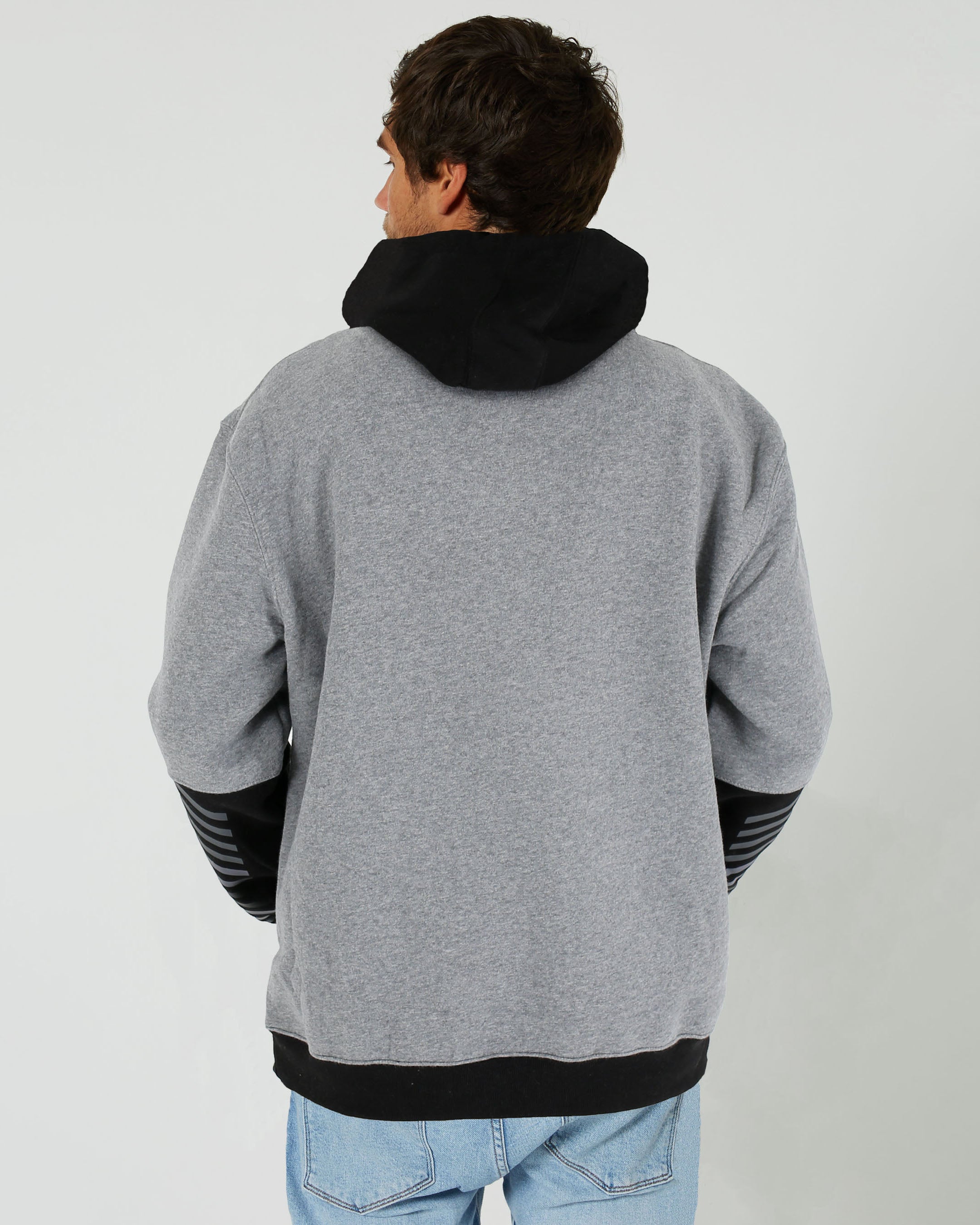 Jetpilot F4 Mens Pullover Hoodie - Charcoal/Black