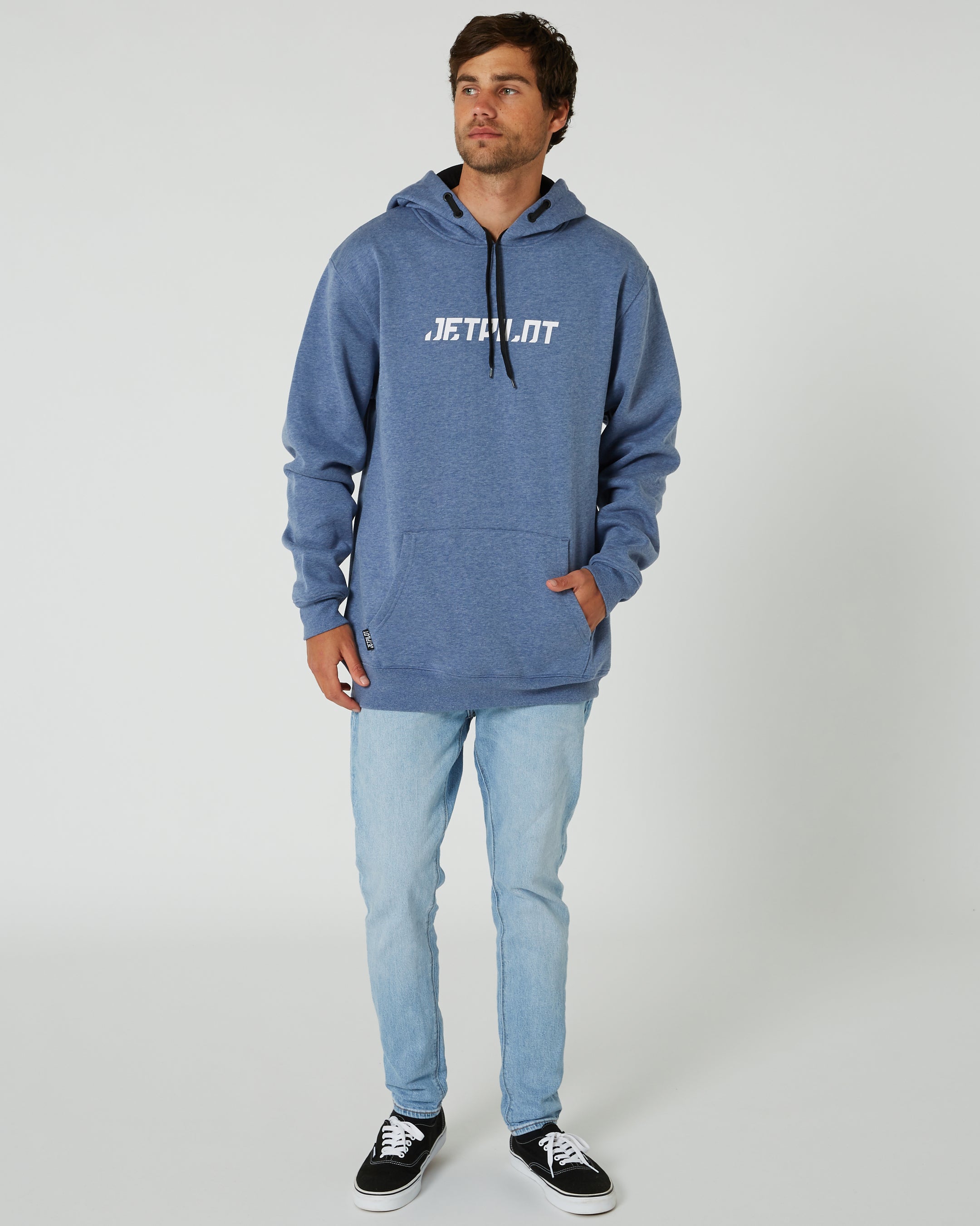 Jetpilot Cause Mens Pullover Hoodie - Blue 4