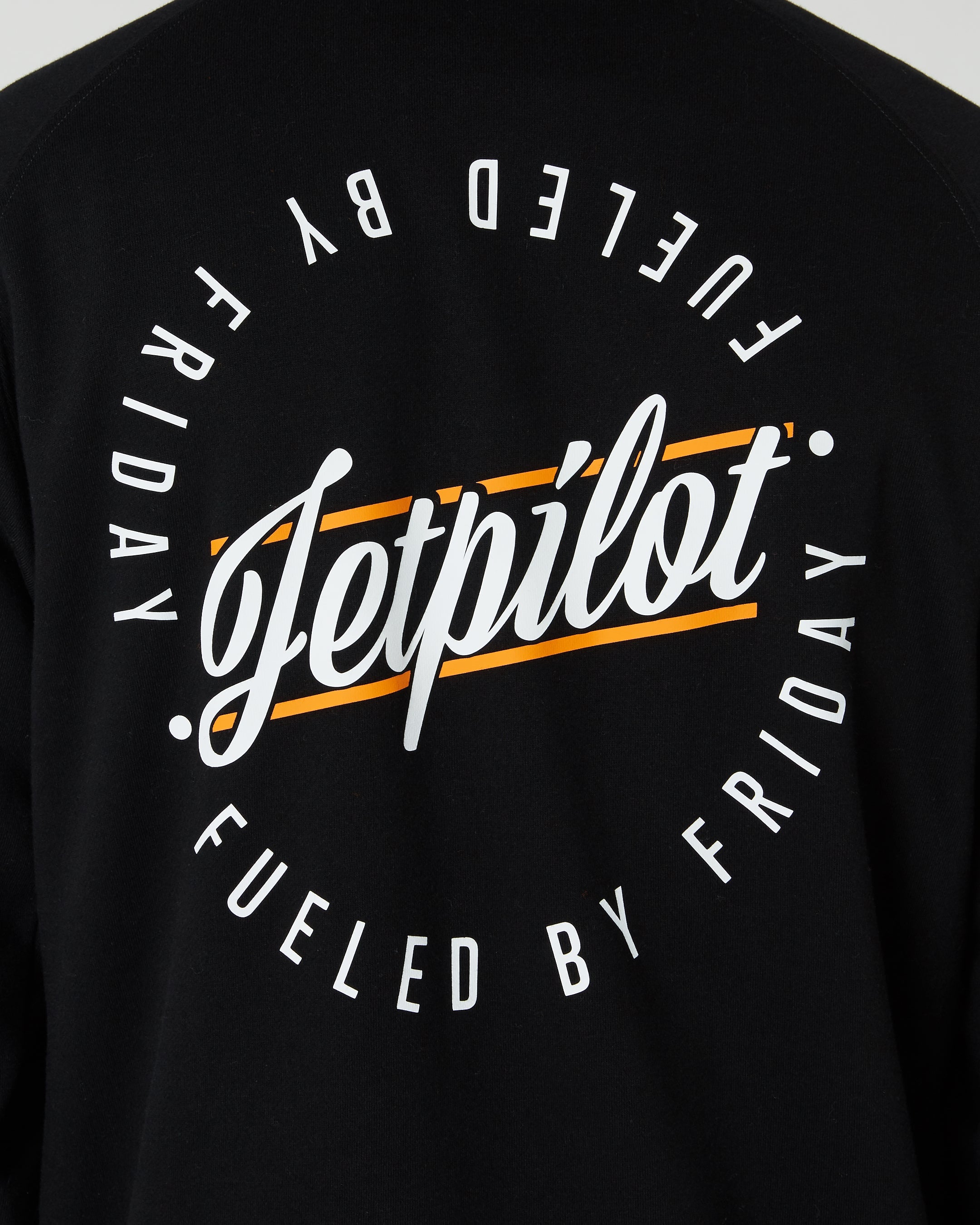 Jetpilot Friday Mens Zip-Up Hoodie - Black 6