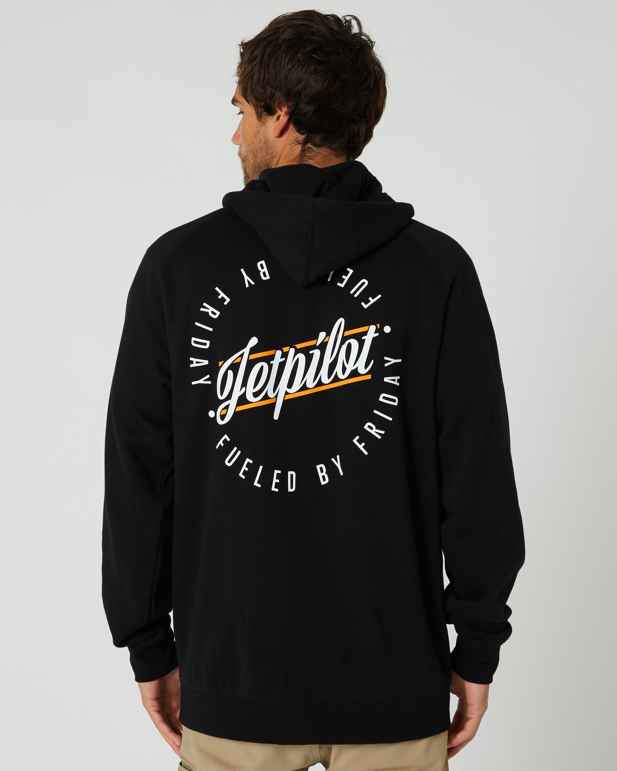 Jetpilot Friday Mens Zip-Up Hoodie - Black 5