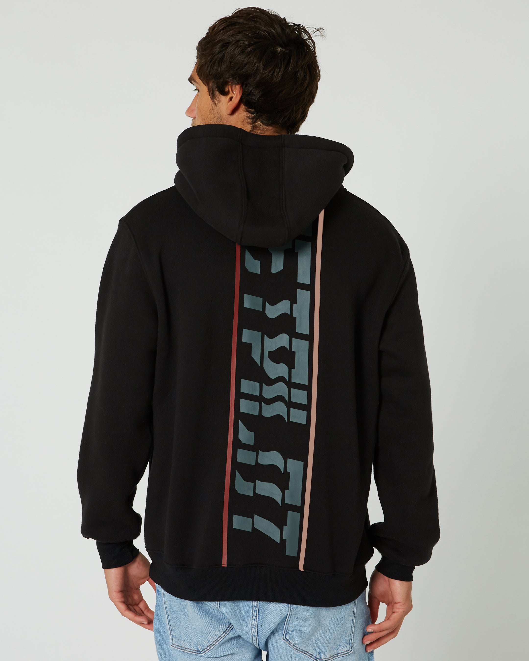 Jetpilot United Mens Pullover Hoodie - Black 9 — view 04 (4)