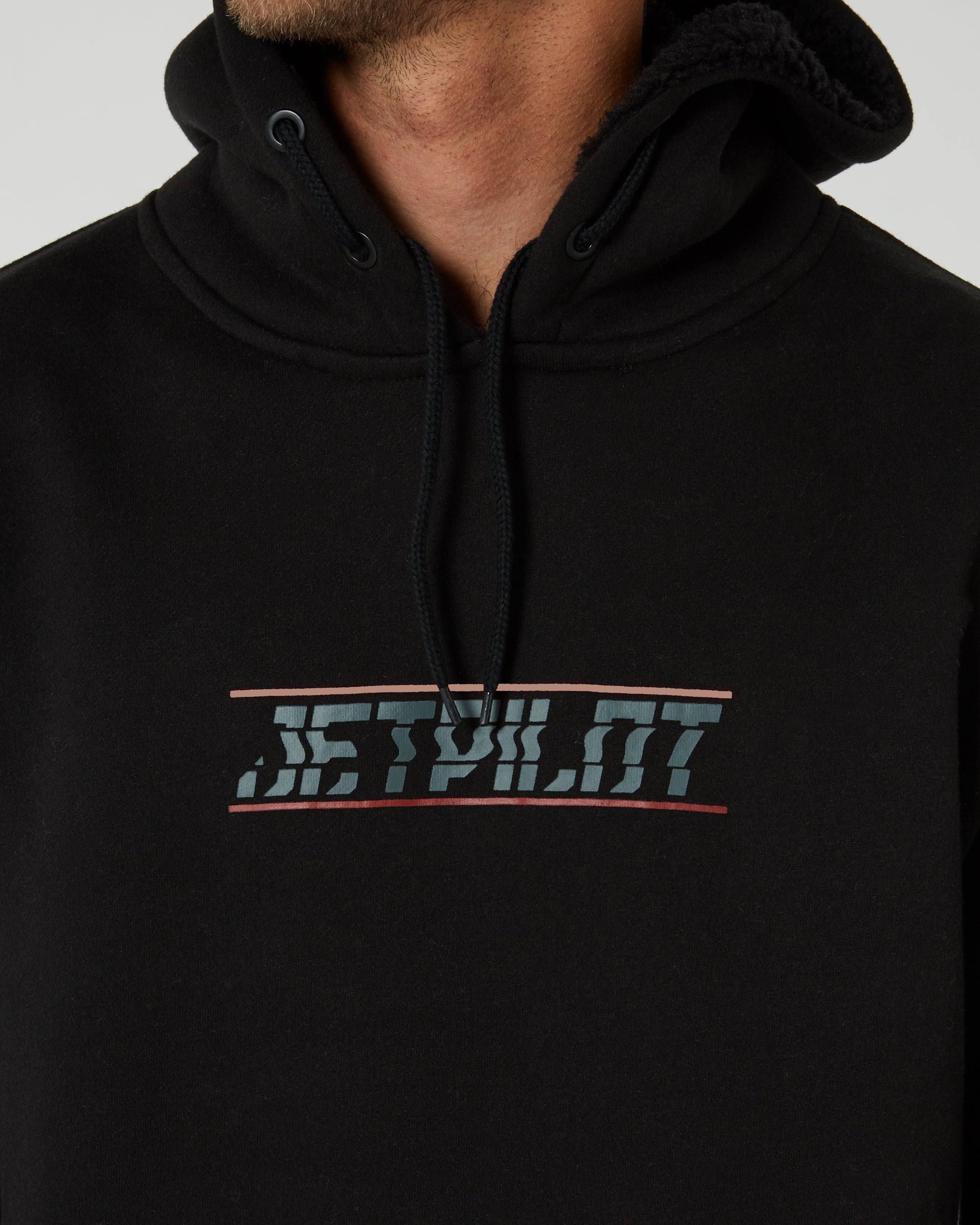 Jetpilot United Mens Pullover Hoodie - Black 6 — view 07 (4)