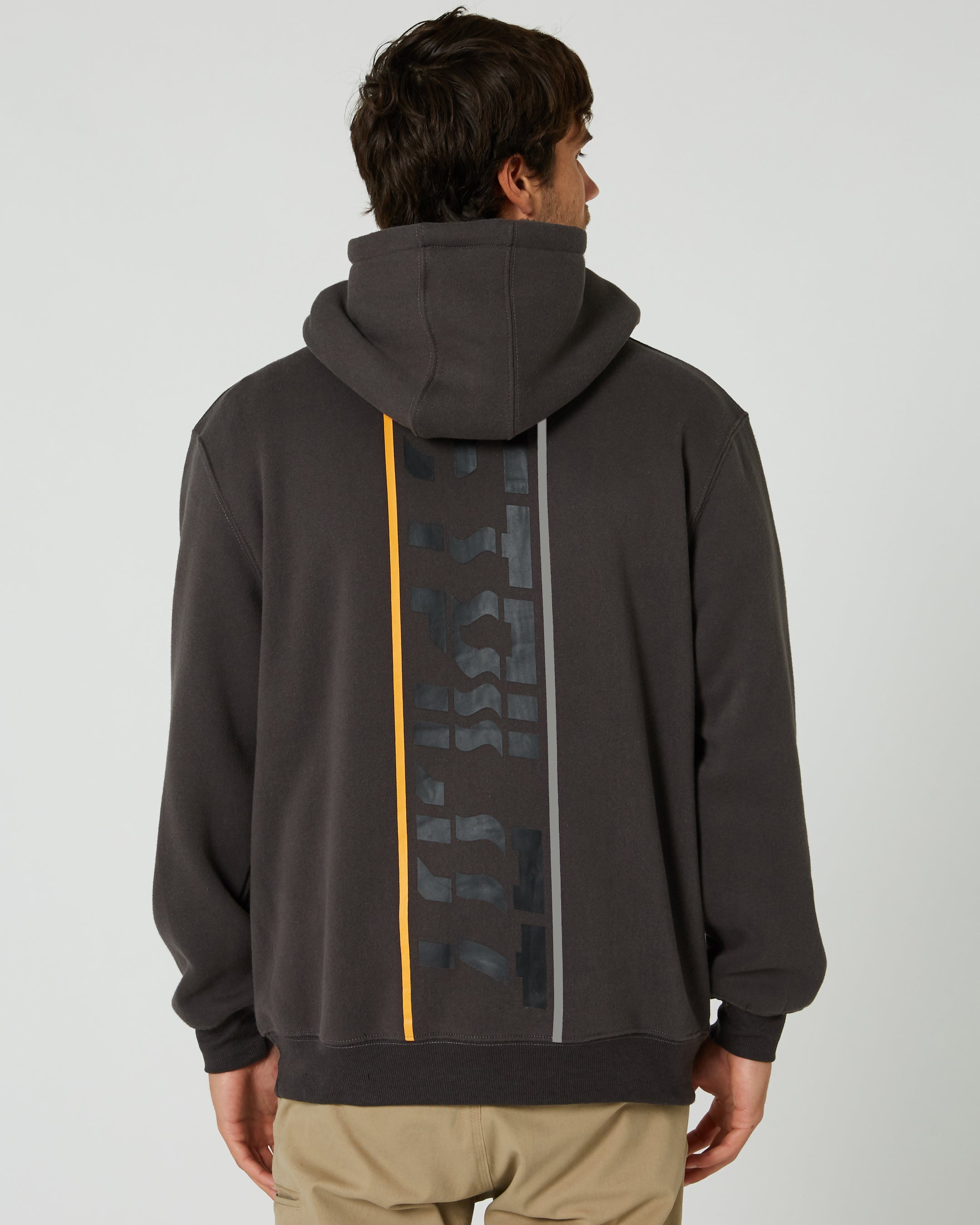 Jetpilot United Mens Pullover Hoodie - Charcoal 8 — view 04 (4)