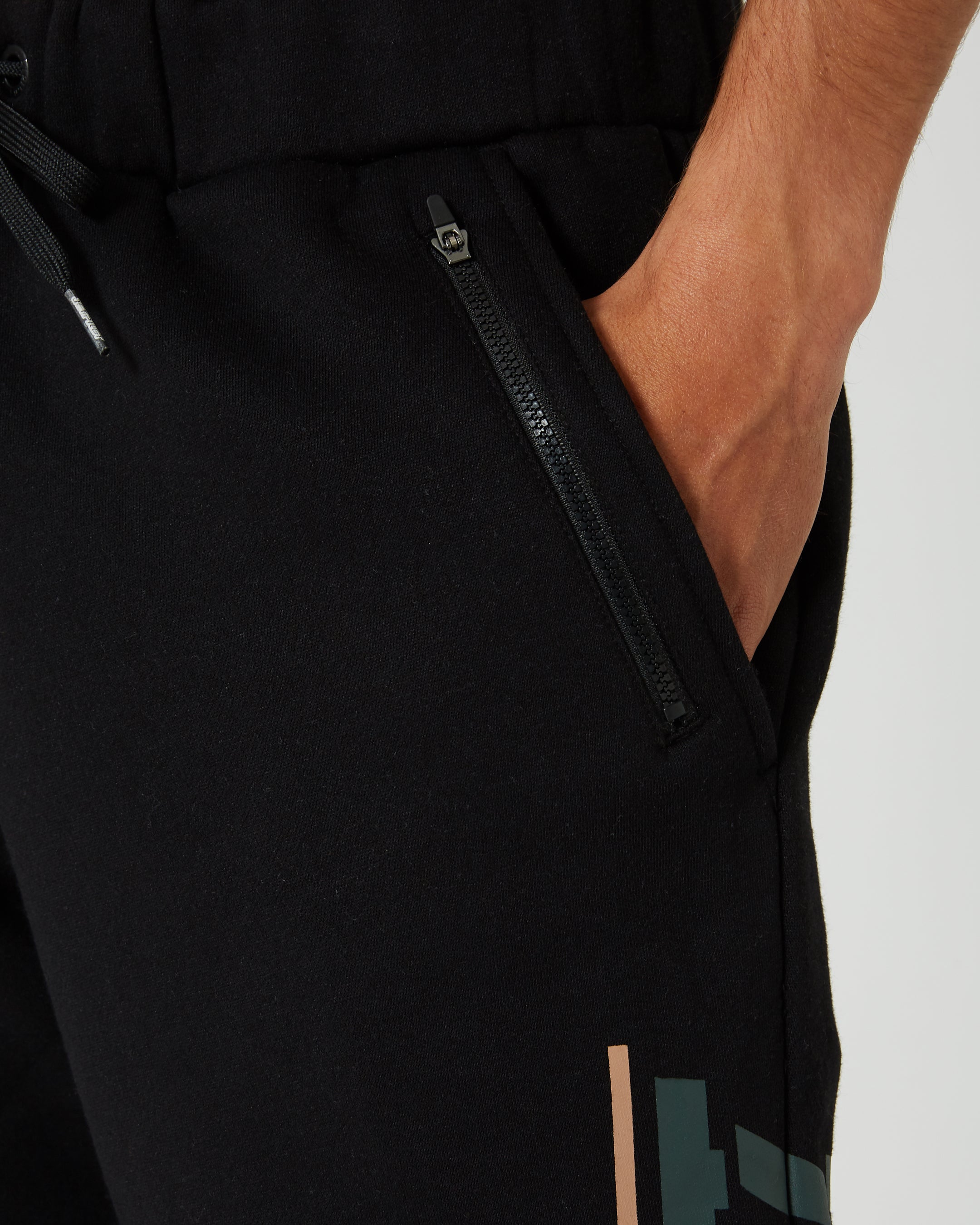 Jetpilot United Mens Trackpant - Black 6 — view 04 (4)