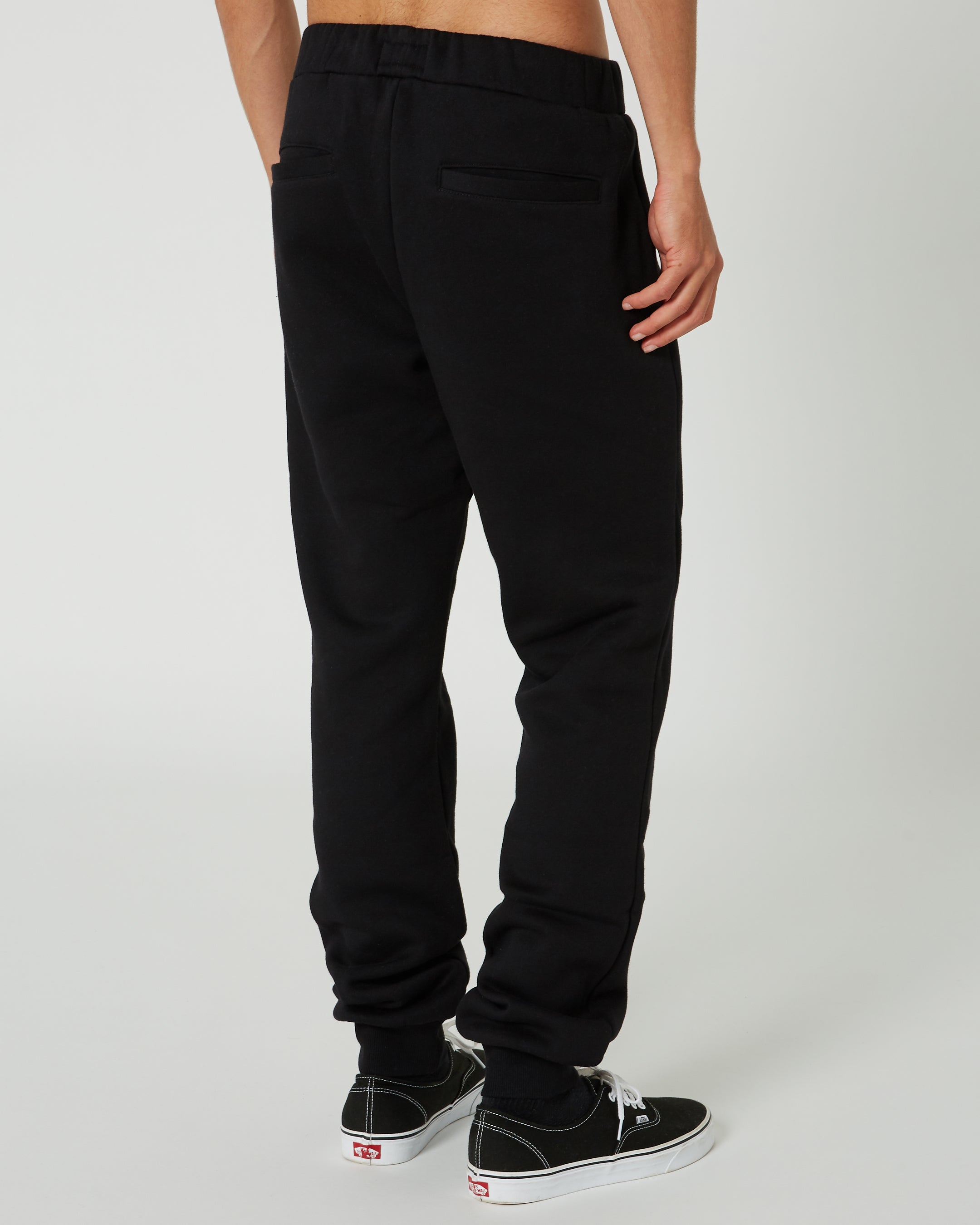 Jetpilot United Mens Trackpant - Black 5 — view 07 (4)