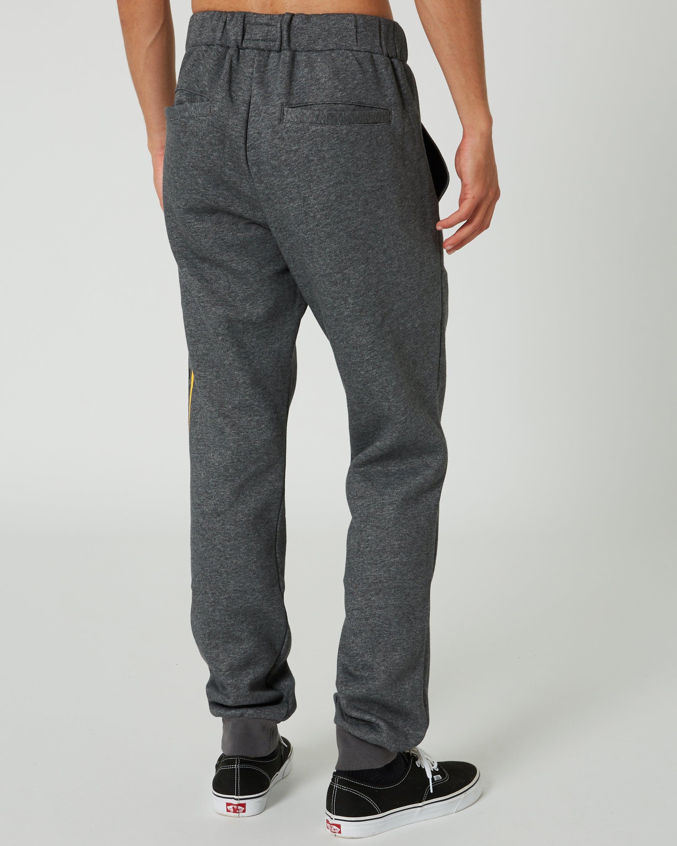 Jetpilot United Mens Trackpant - Charcoal 9 — view 05 (4)