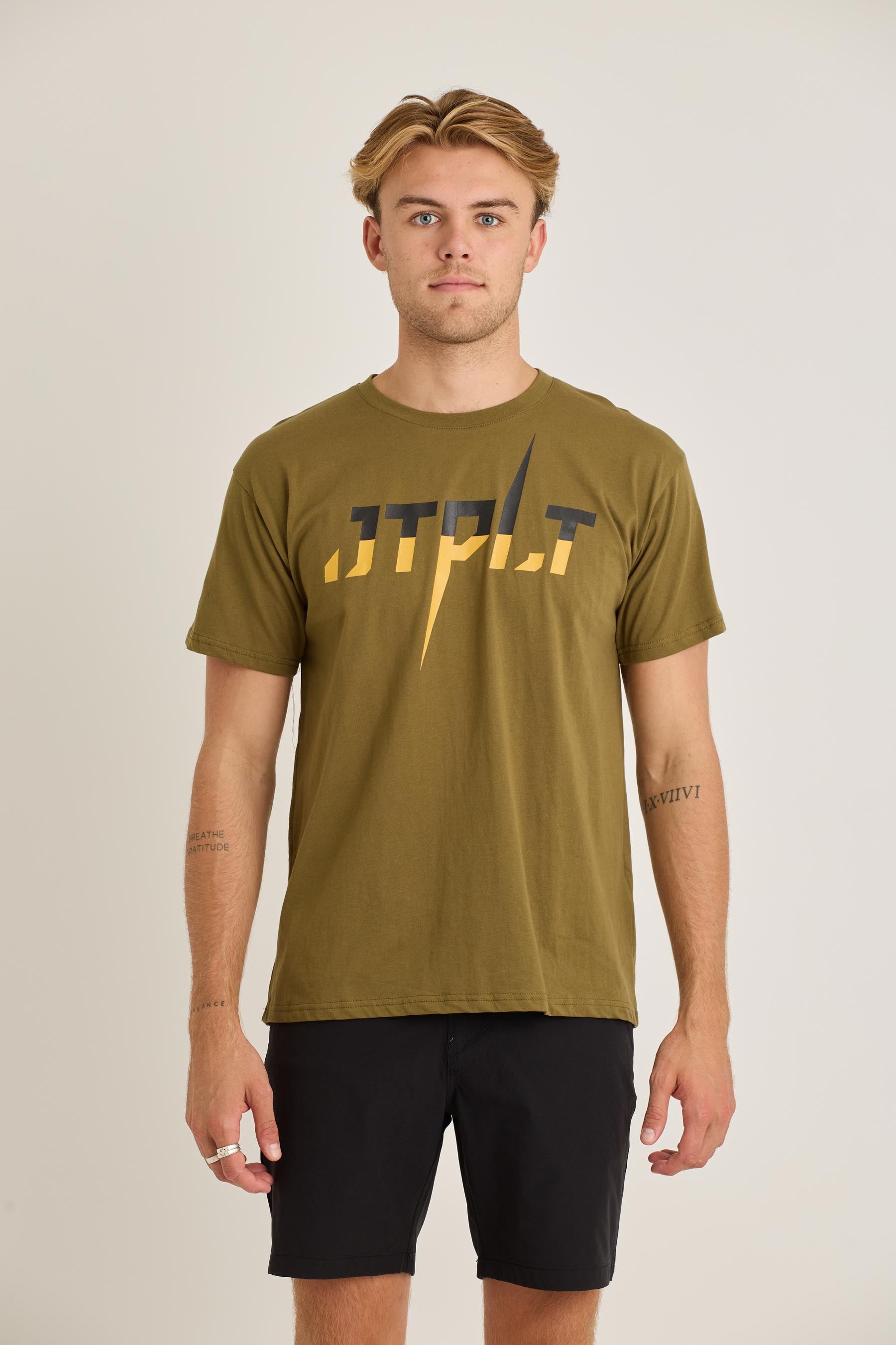 Jetpilot Pulse Mens Ss Tee - Army 2