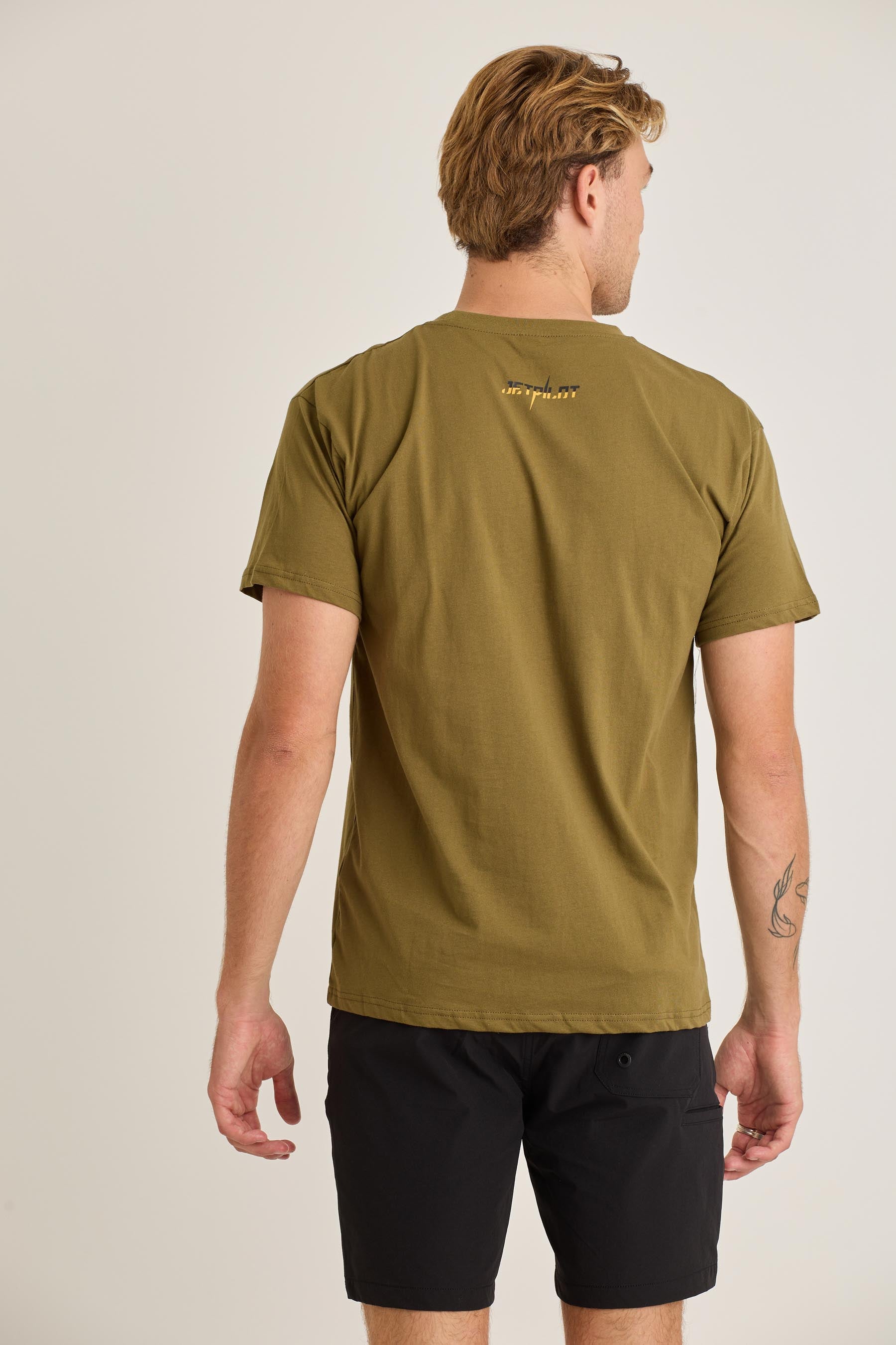 Jetpilot Pulse Mens Ss Tee - Army 4