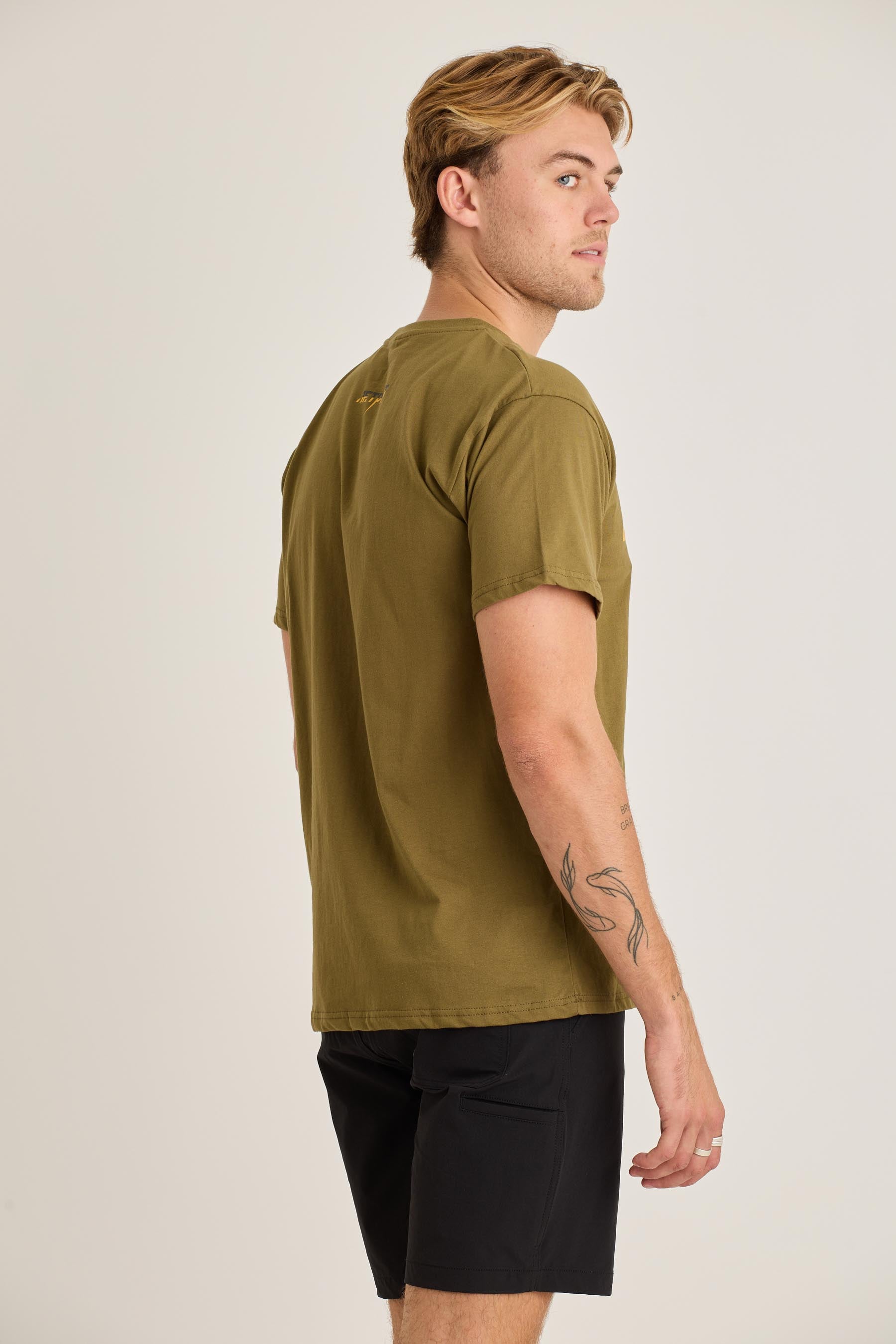 Jetpilot  Pulse Mens Ss Tee - Army 5