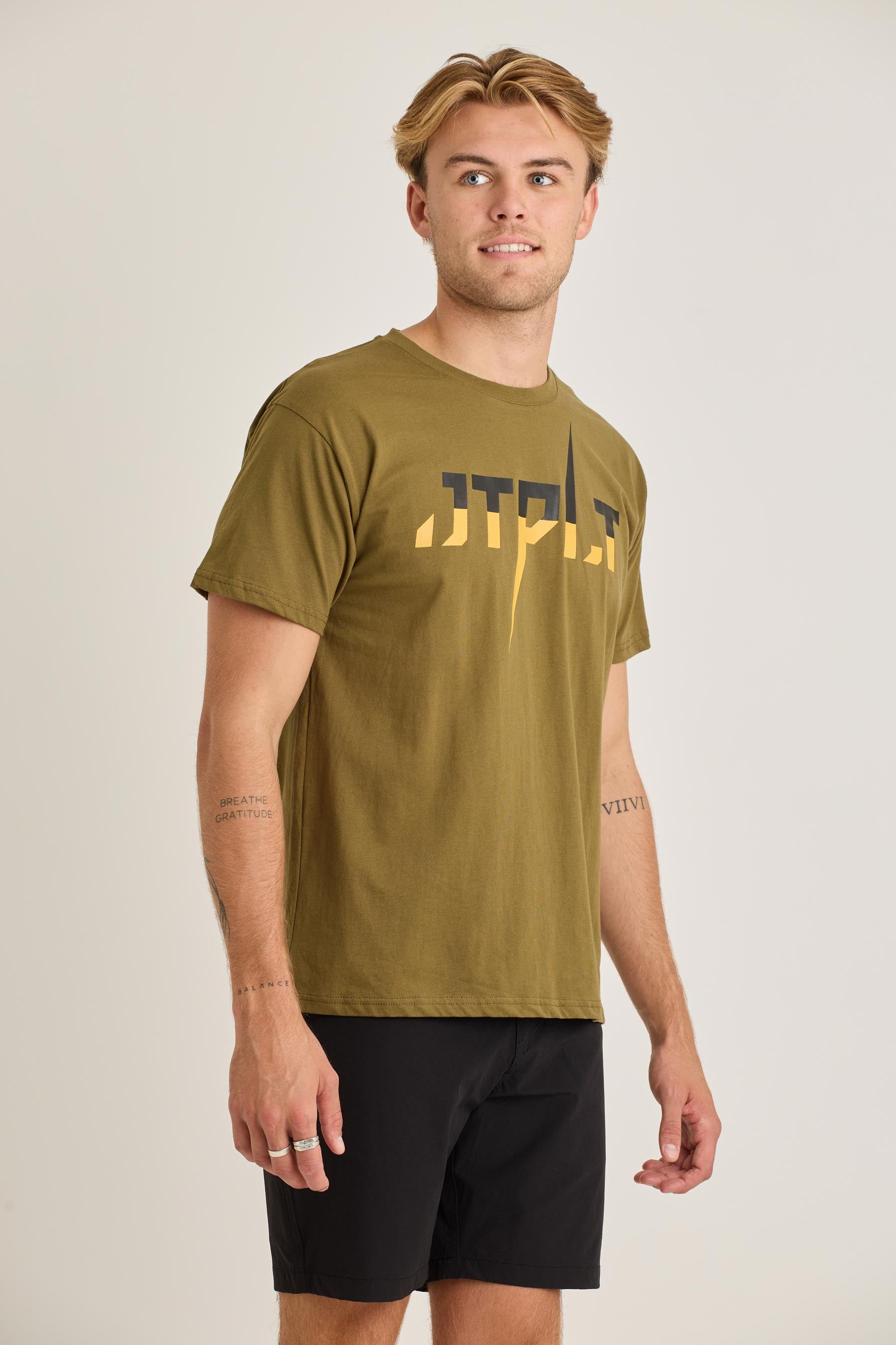 Jetpilot  Pulse Mens Ss Tee - Army 6