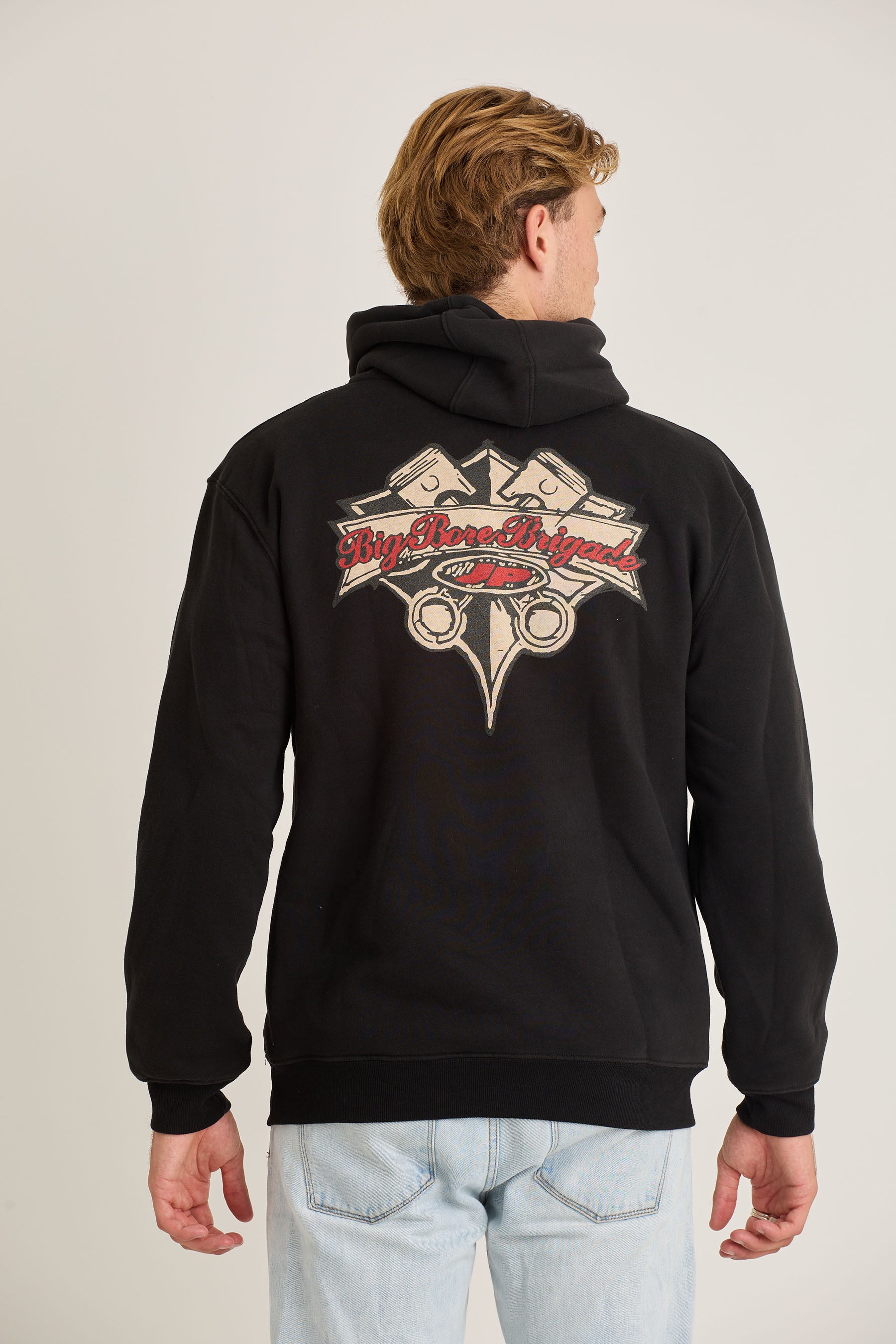 Jetpilot Big Bore Brigade Mens Pullover - Black Wash 5 — view 05 (3)