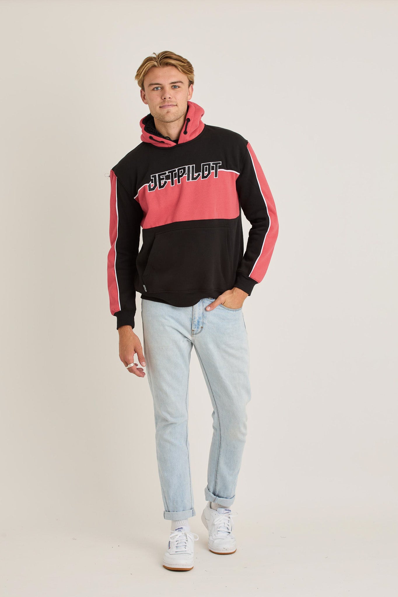 Jetpilot F5 Mens Pullover - Black/Red - photo 2 — view 2 (3)