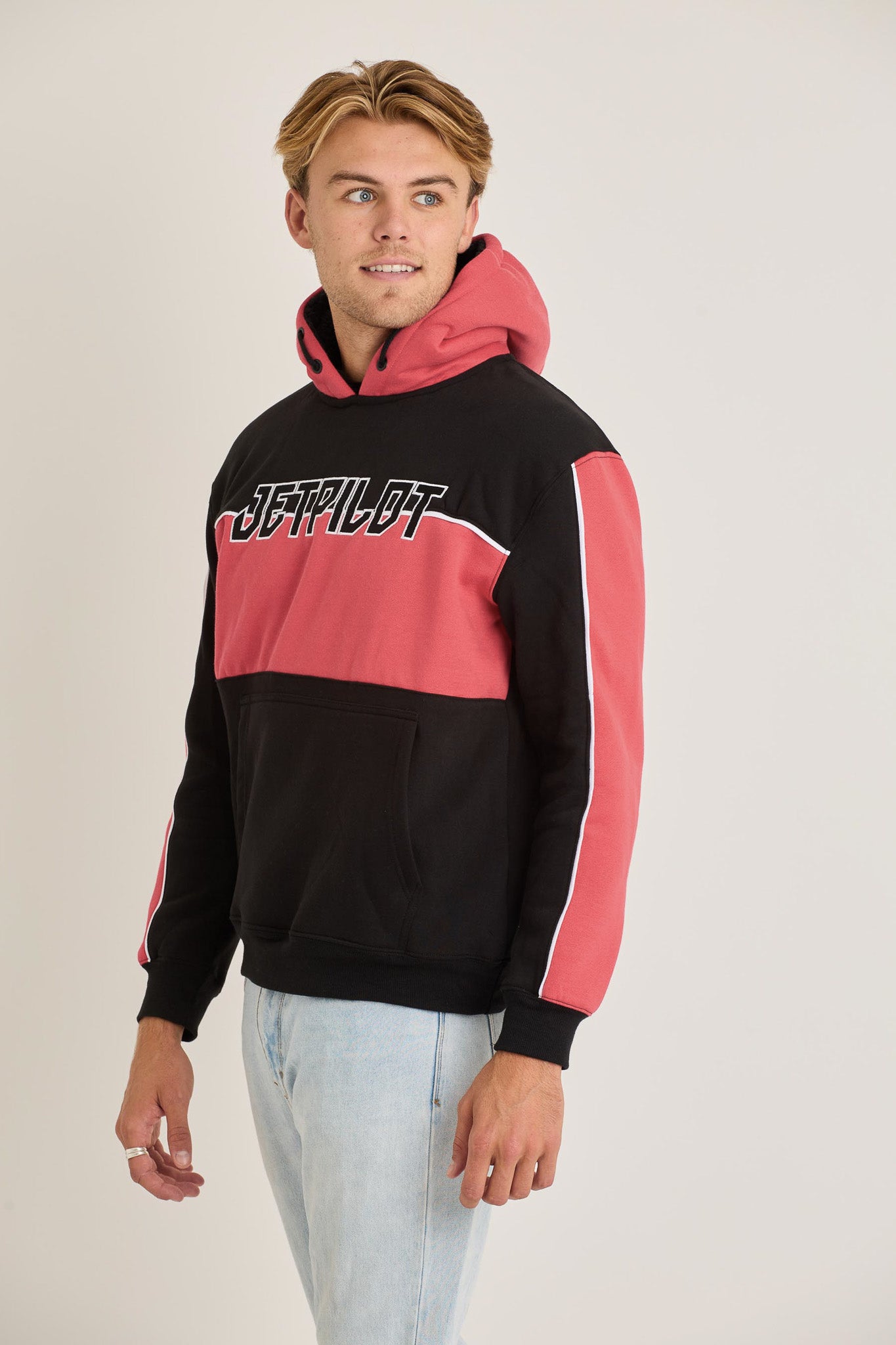 Jetpilot F5 Mens Pullover - Black/Red - photo 3 — view 2 (3)