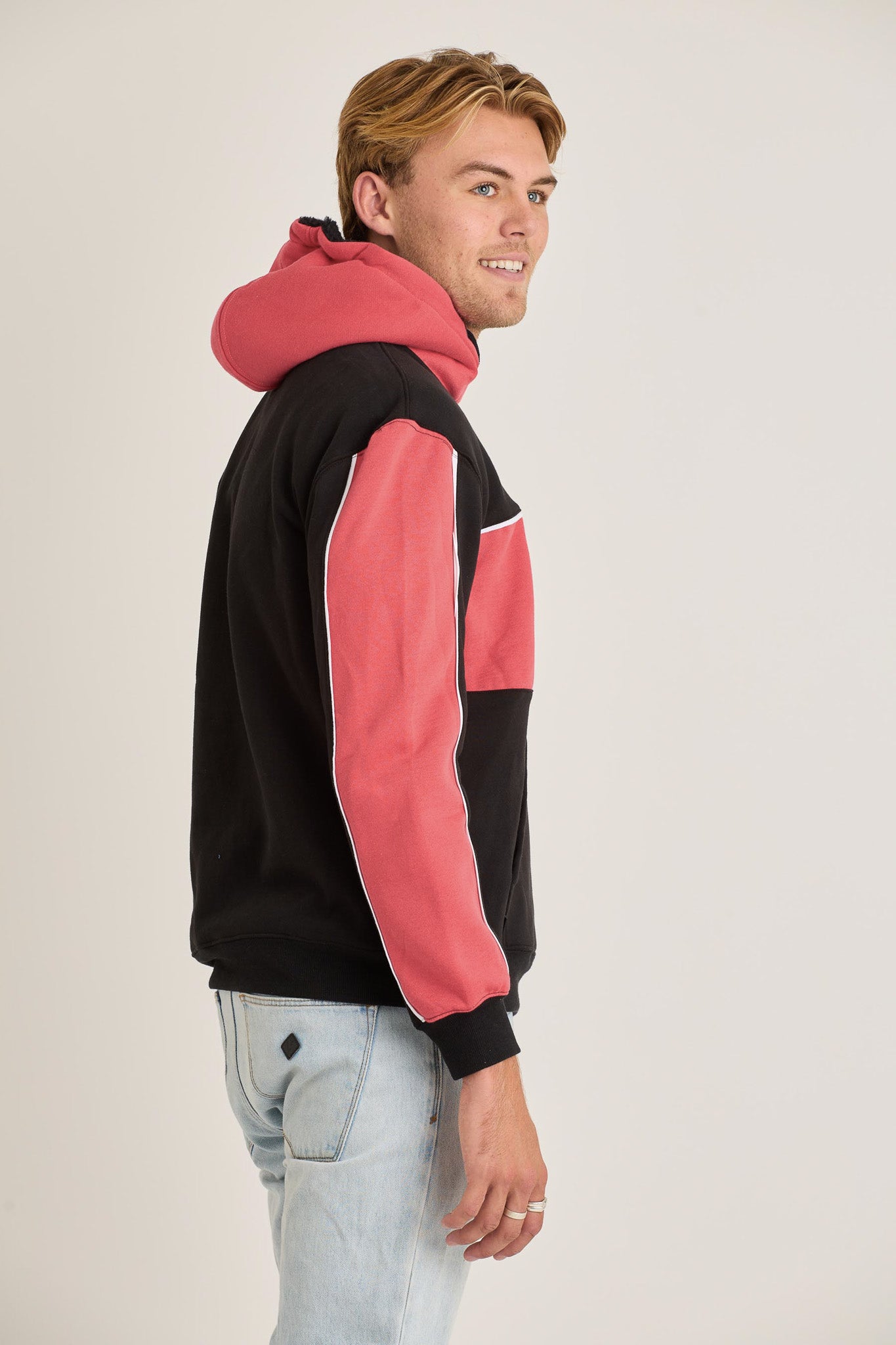 Jetpilot F5 Mens Pullover - Black/Red - photo 4 — view 2 (3)