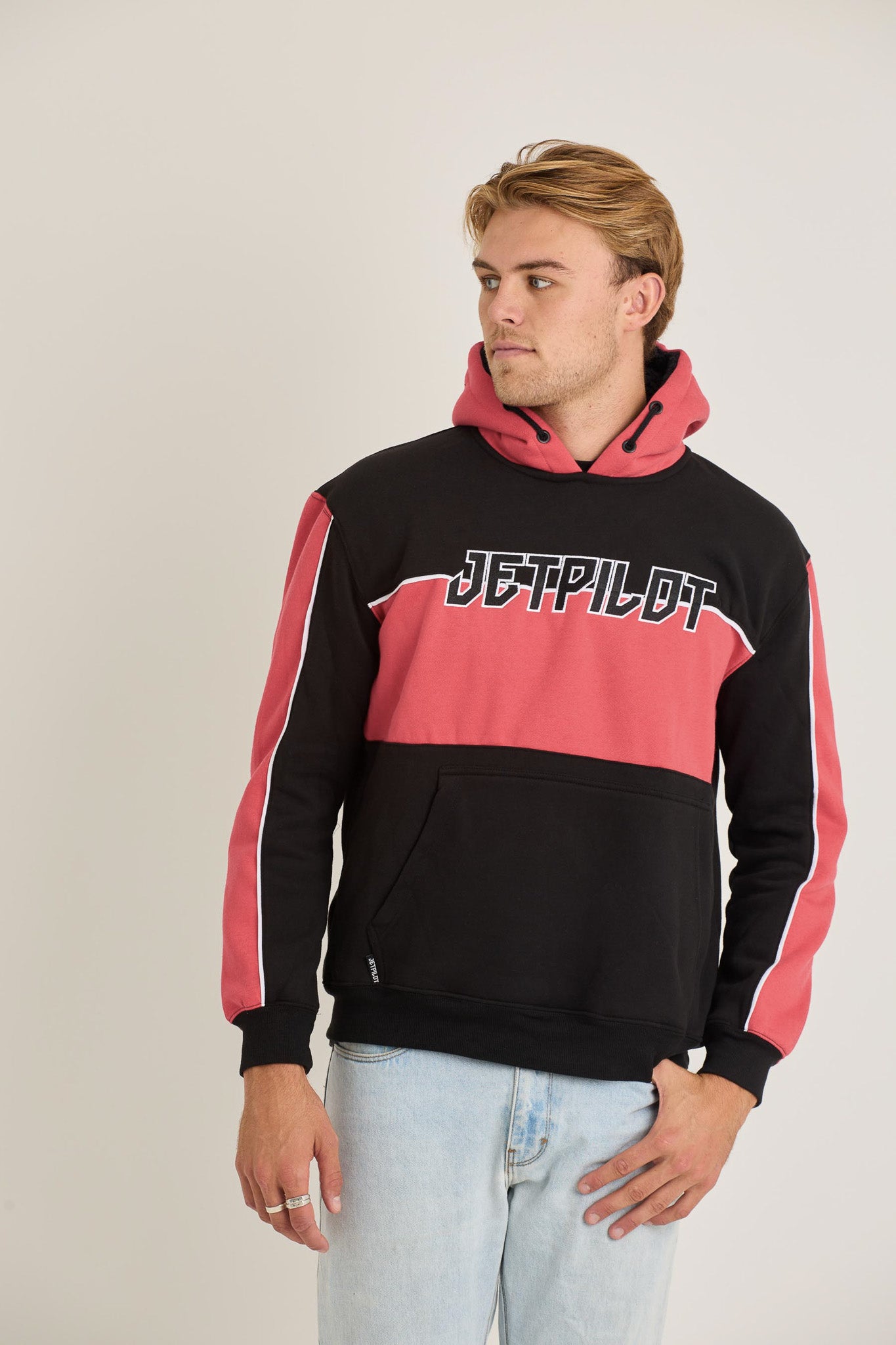 Jetpilot F5 Mens Pullover - Black/Red - photo 6 — view 2 (3)