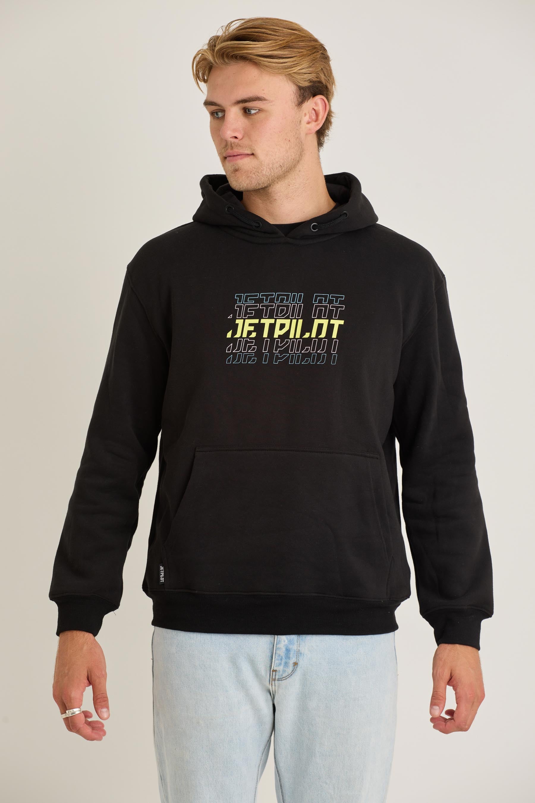 Jetpilot Devolve Mens Pullover - Black 3