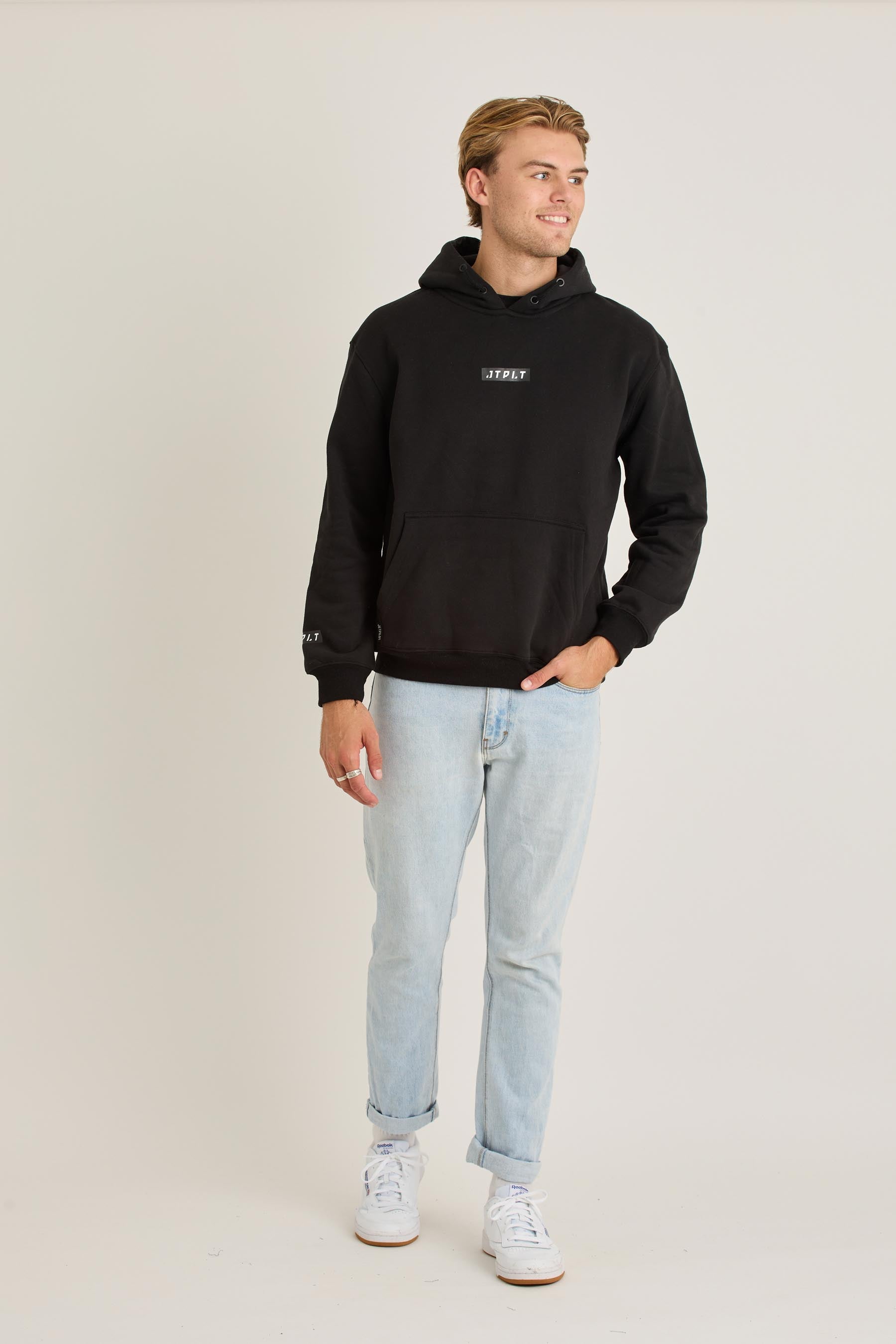 Jetpilot Corp Mens Pullover - Black