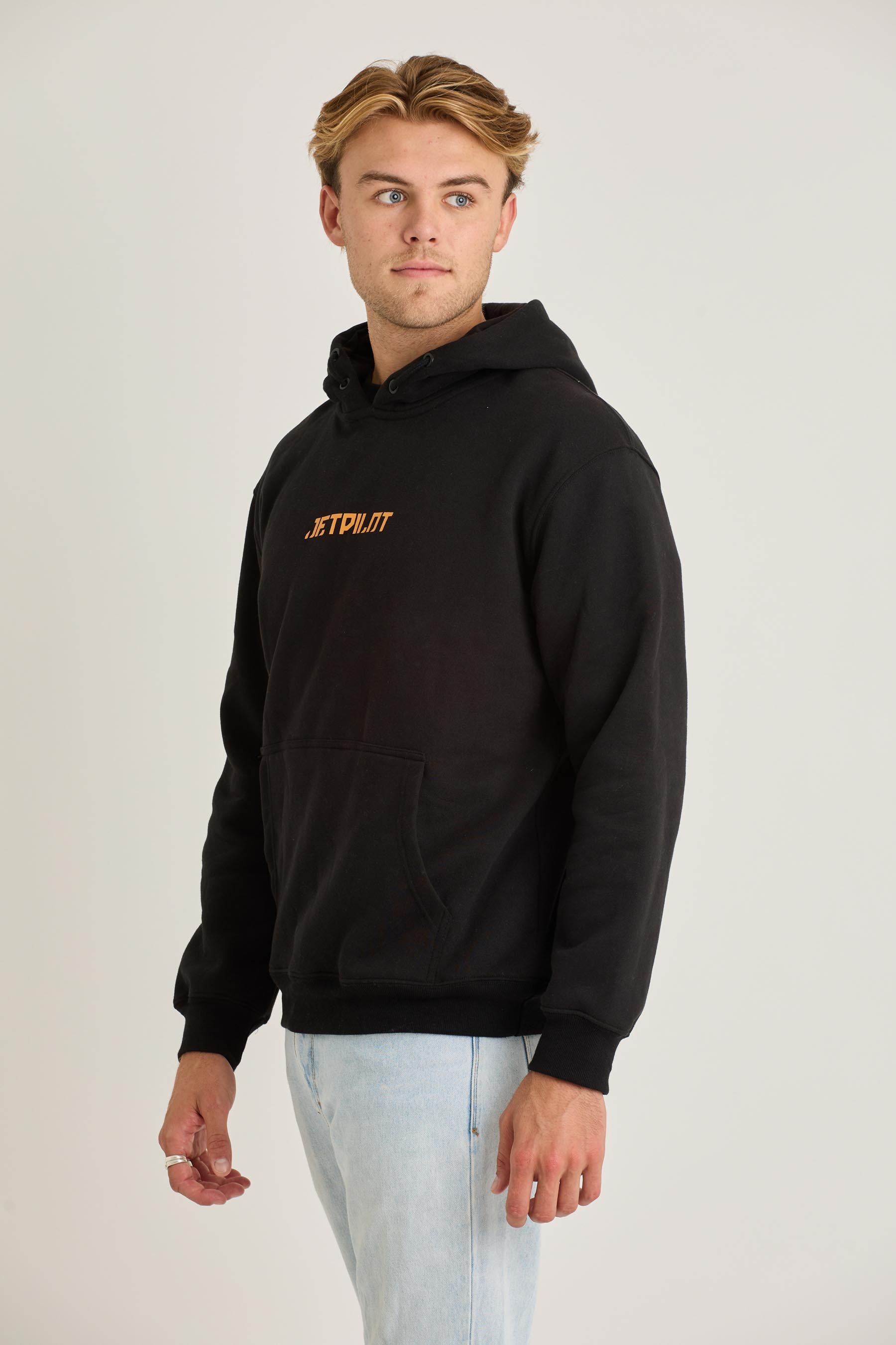 Jetpilot Freeride Mens Pullover - Black 3