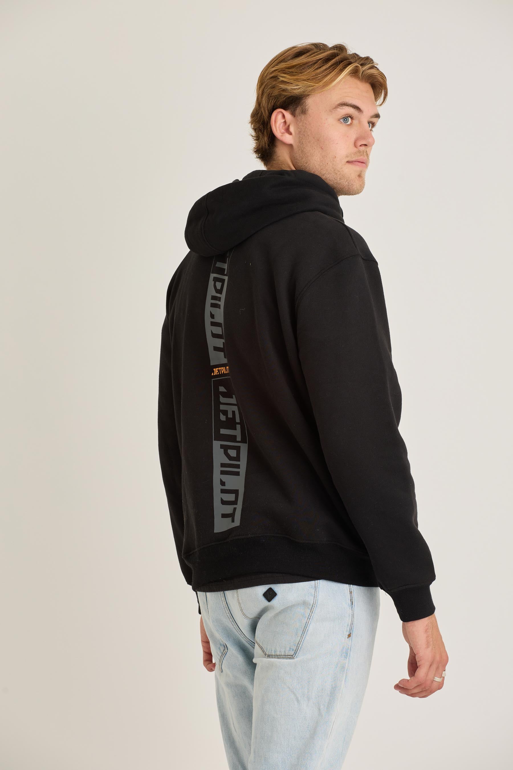 Jetpilot Freeride Mens Pullover - Black 4 — view 04 (3)