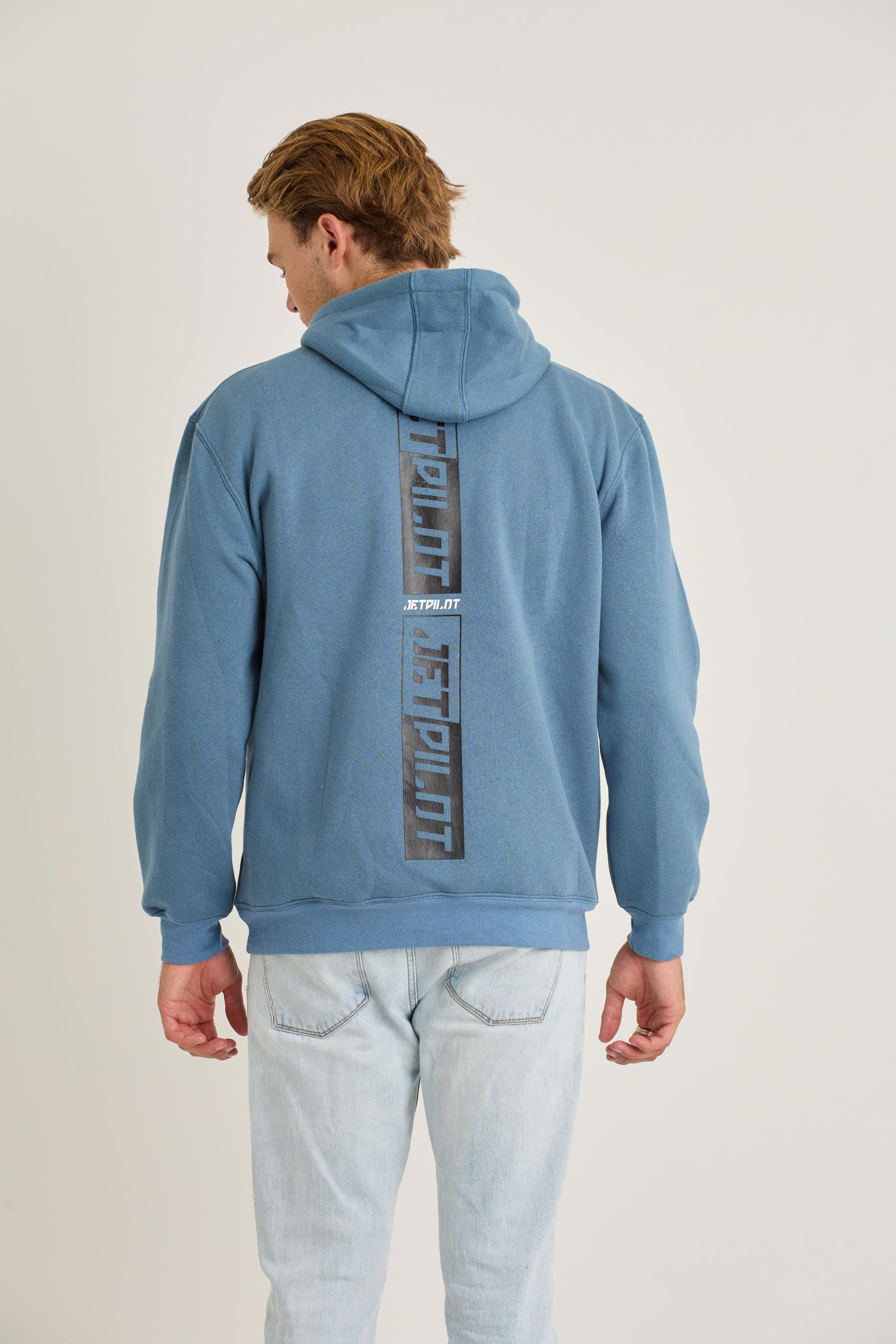 Jetpilot Freeride Mens Pullover - Blue 4