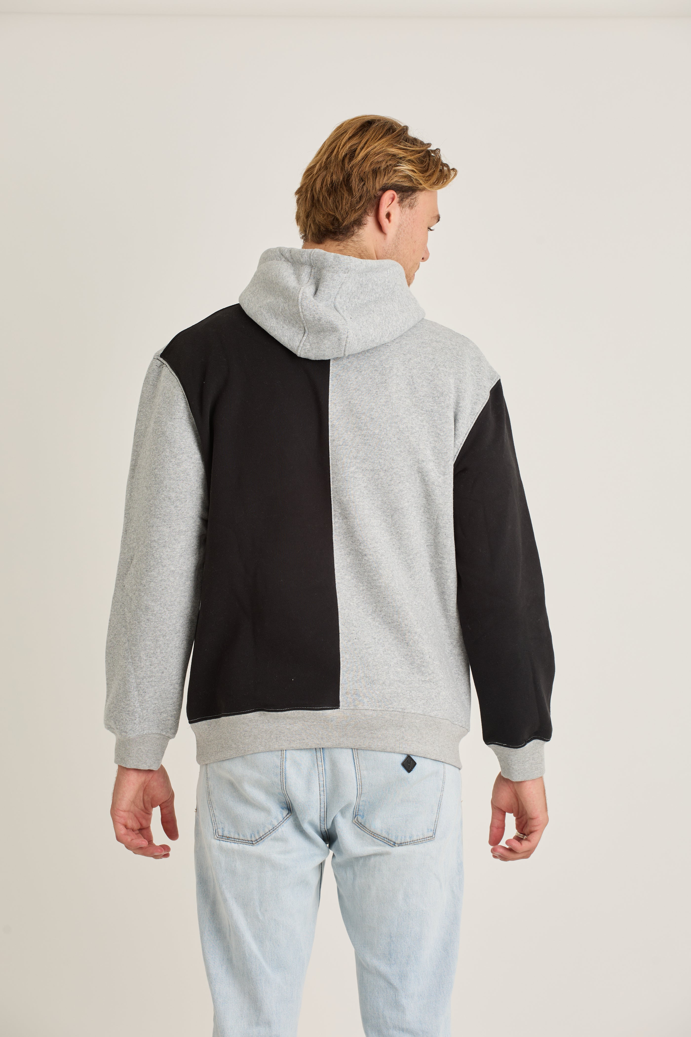 Jetpilot Split Mens Pullover - Grey 3 — view 04 (3)