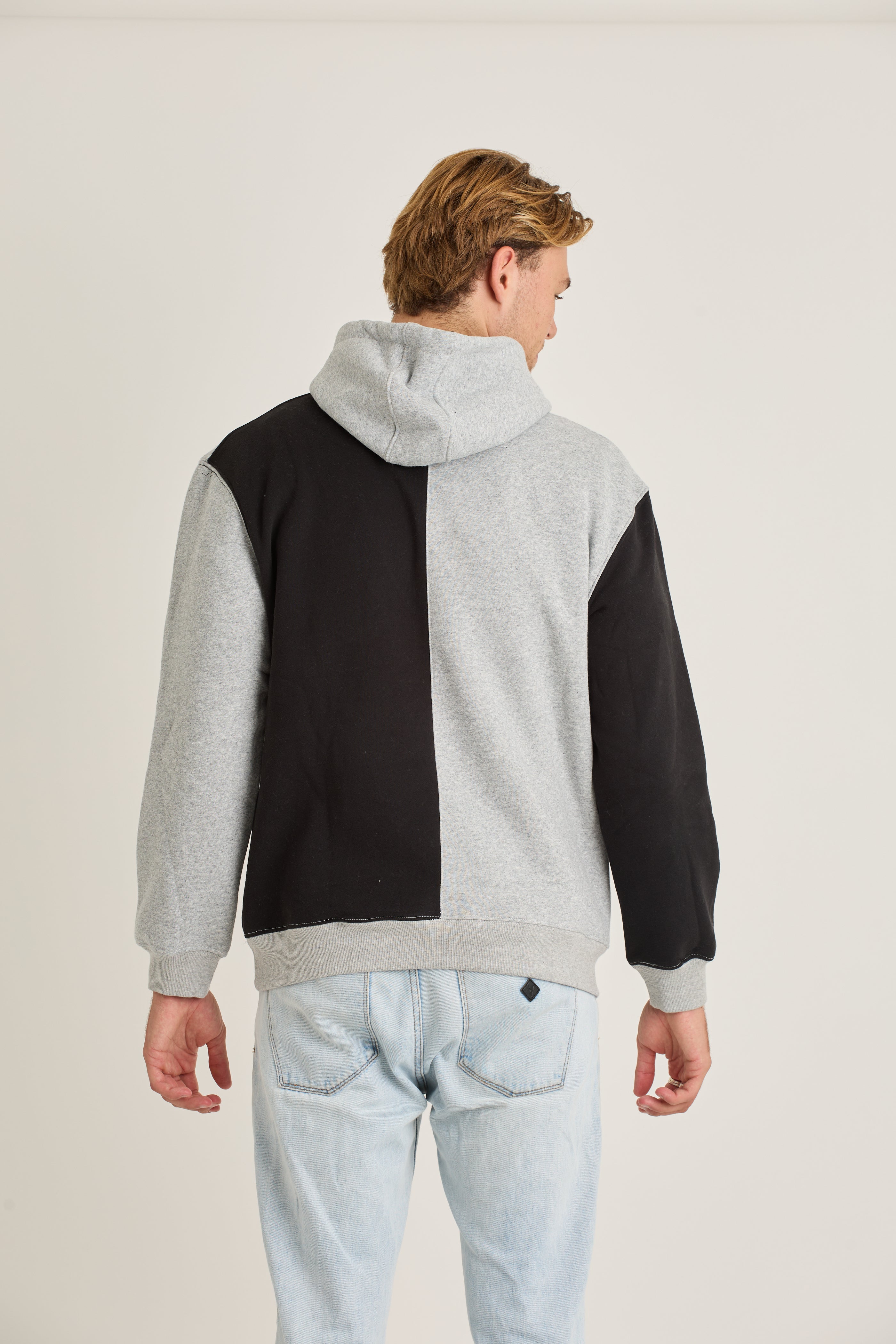 Jetpilot Split Mens Pullover - Grey 3