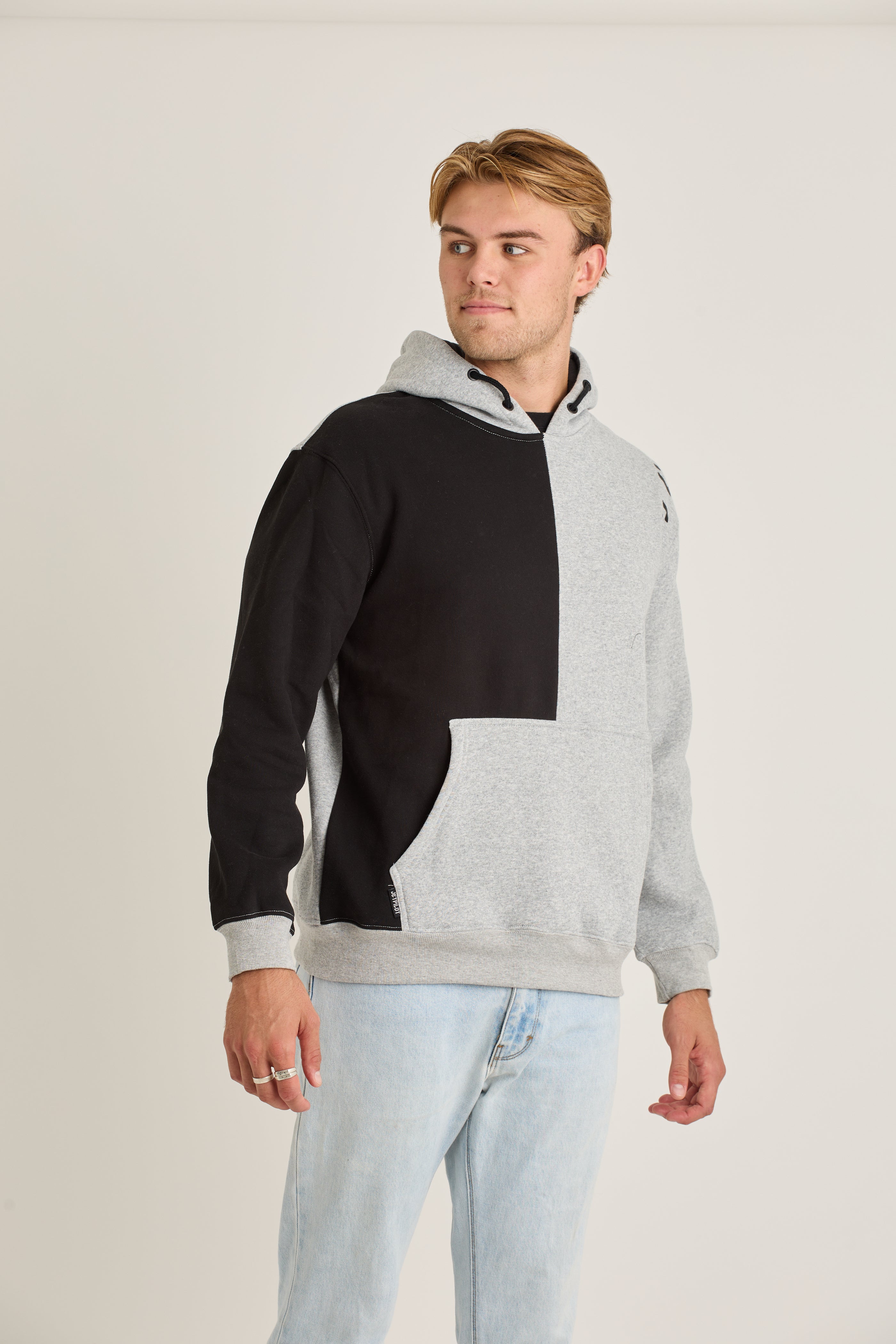 Jetpilot Split Mens Pullover - Grey 5 — view 06 (3)