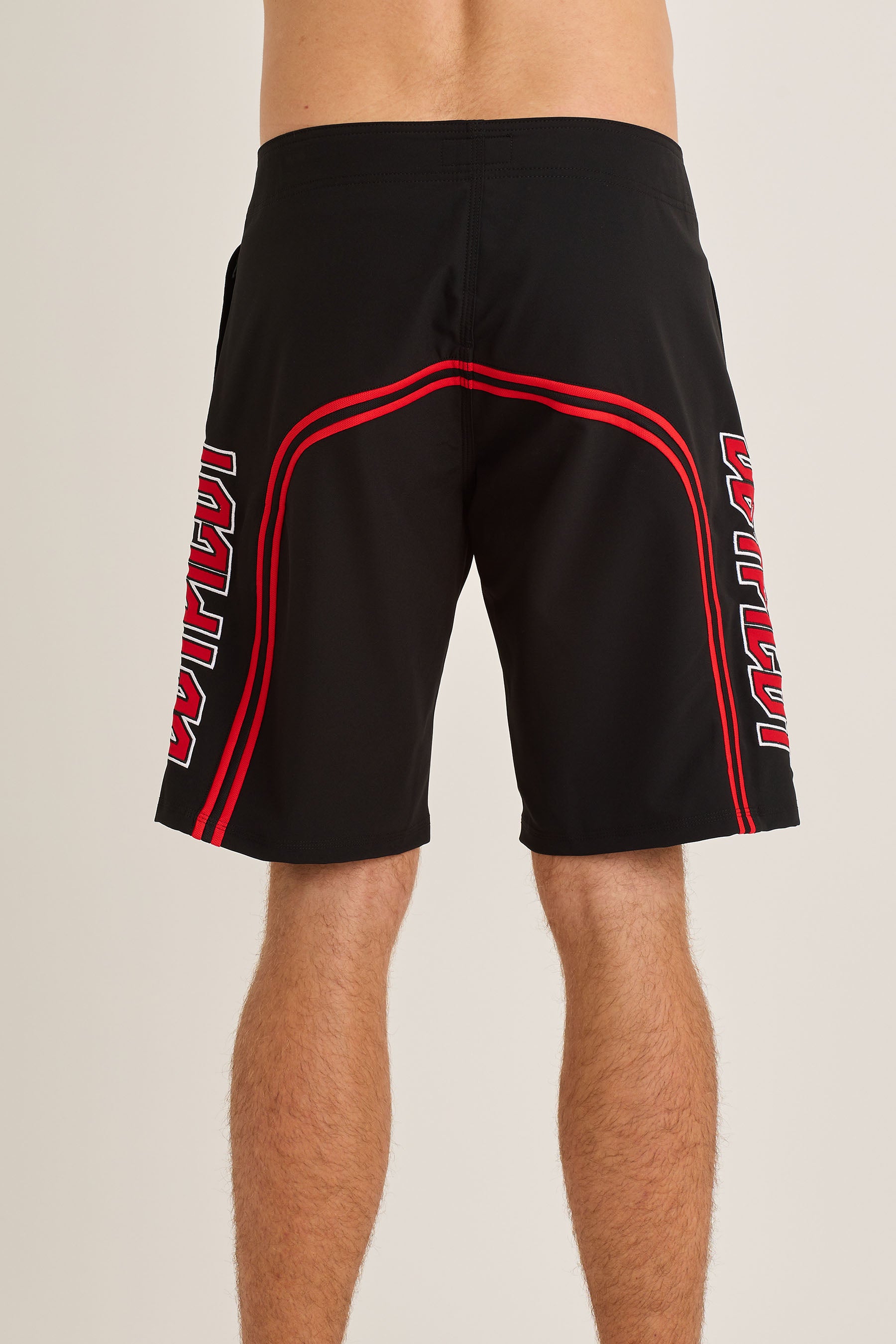 Jetpilot F5 Mens Boardshorts - Black/Red 3