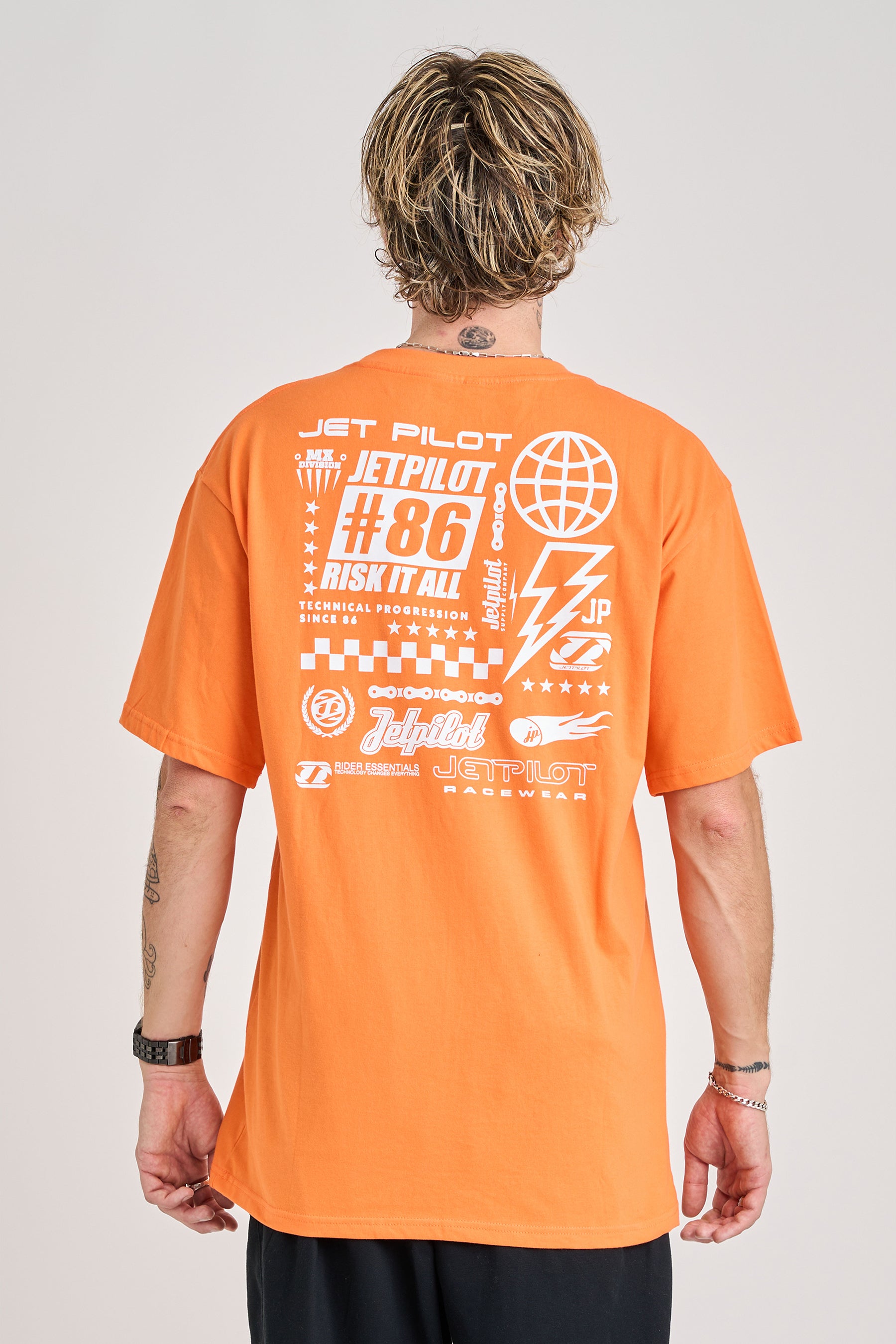 Jetpilot Progression Tee Orange 3 — image 2