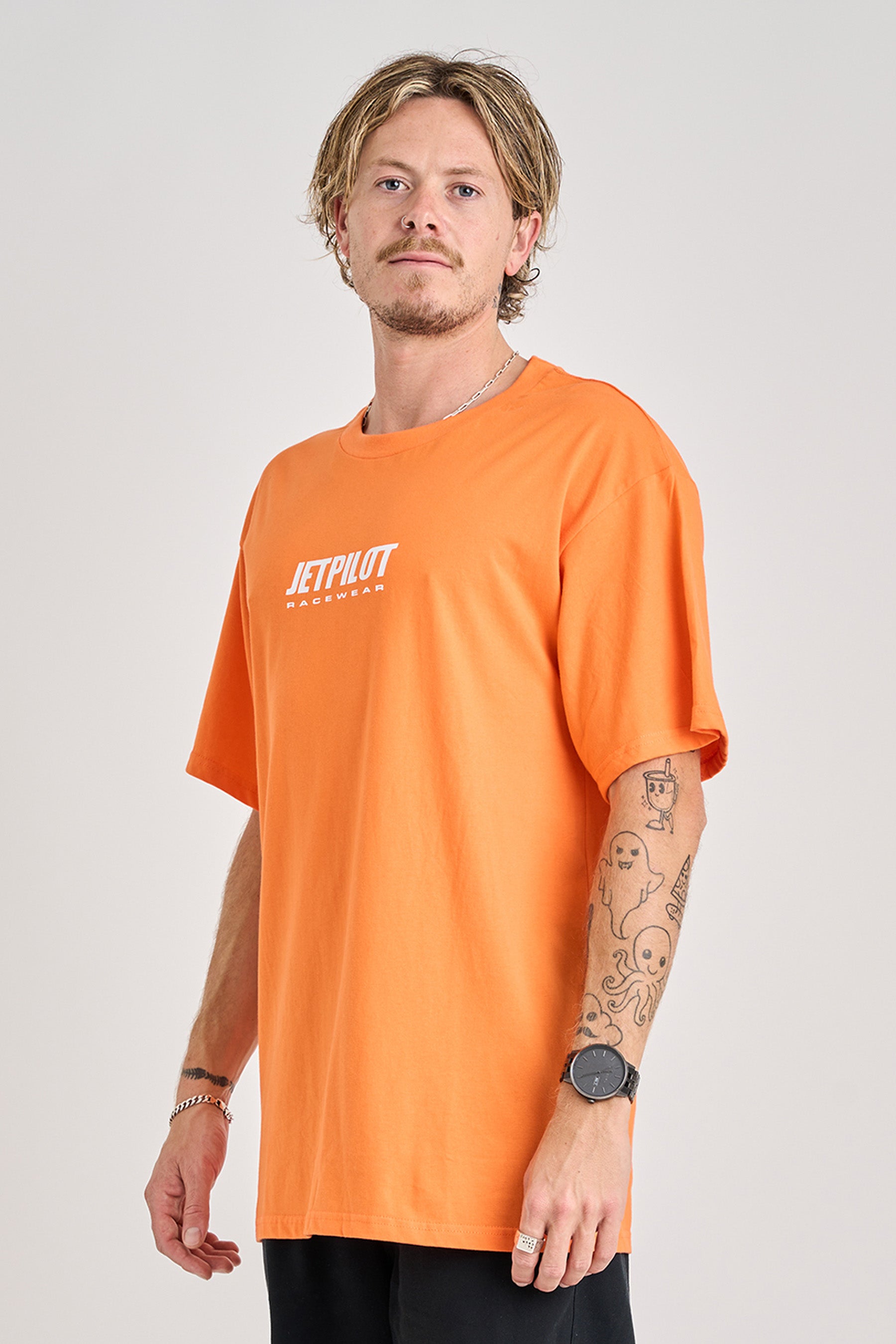 Jetpilot Progression Tee Orange — view 6 (3)