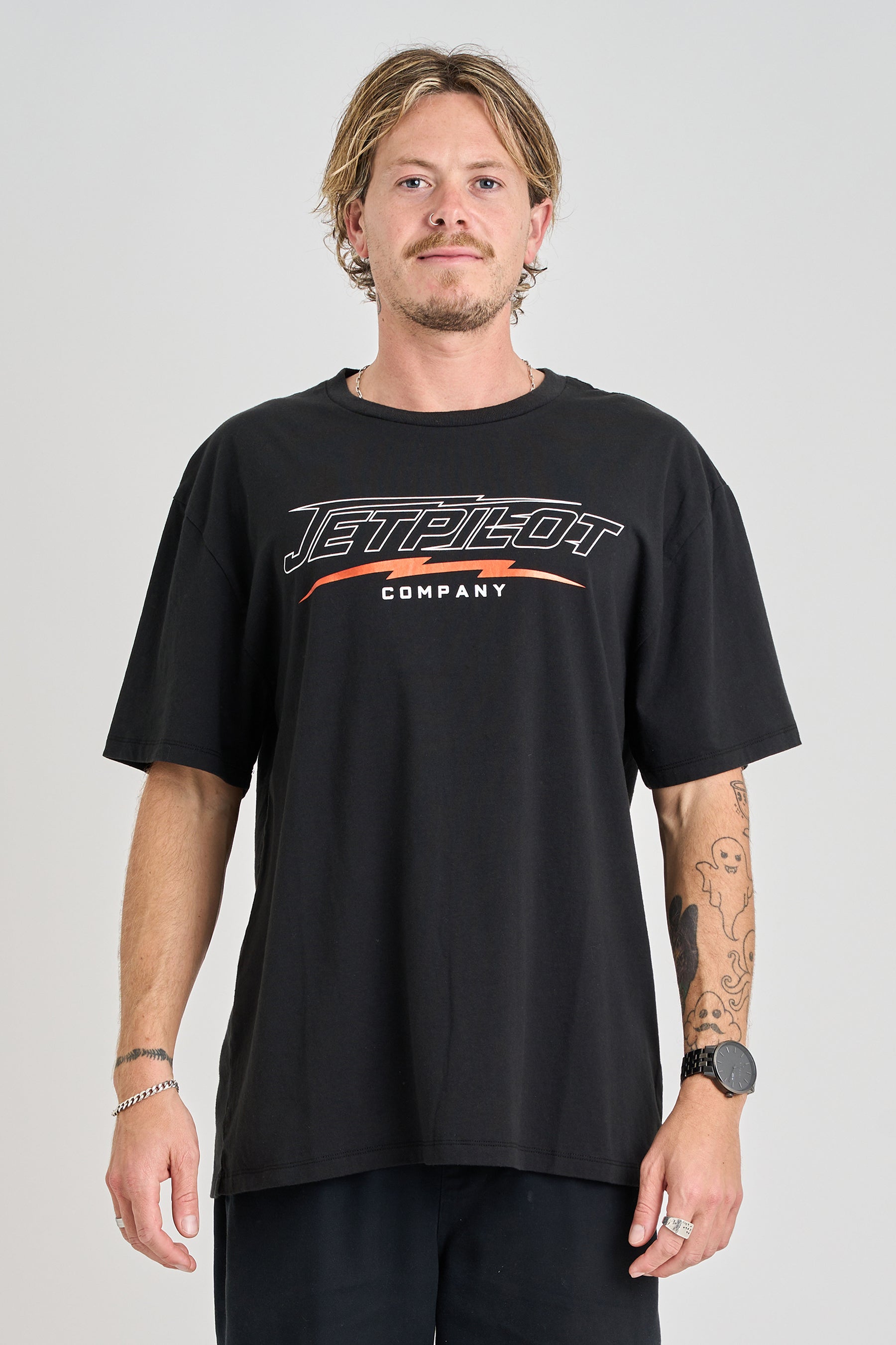 Jetpilot Velocity Tee - Black 1 — image 2