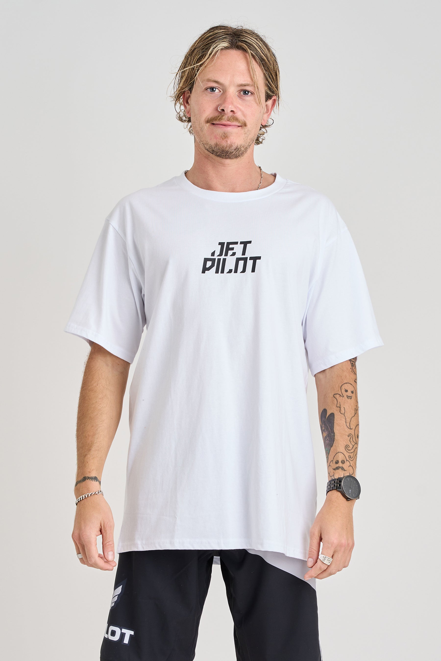 Jetpilot Corp Tee - White 1 — image 2