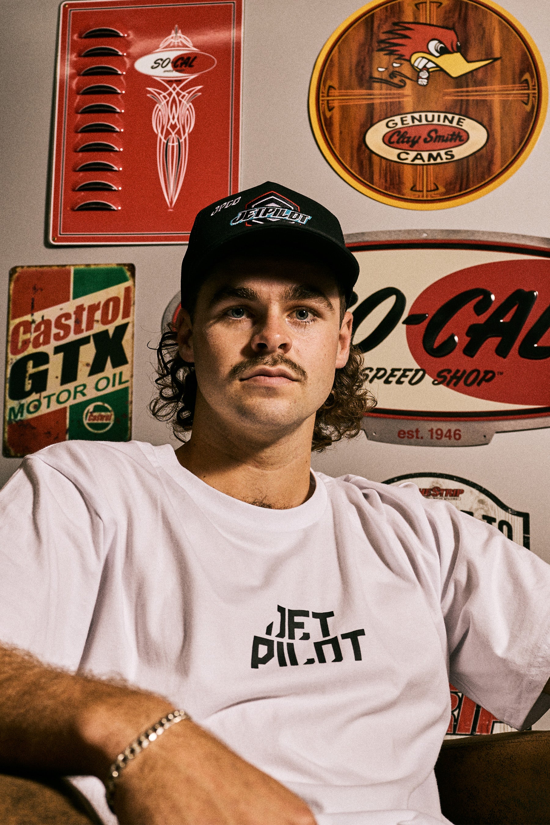 Jetpilot Corp Tee - White 5 — image 2