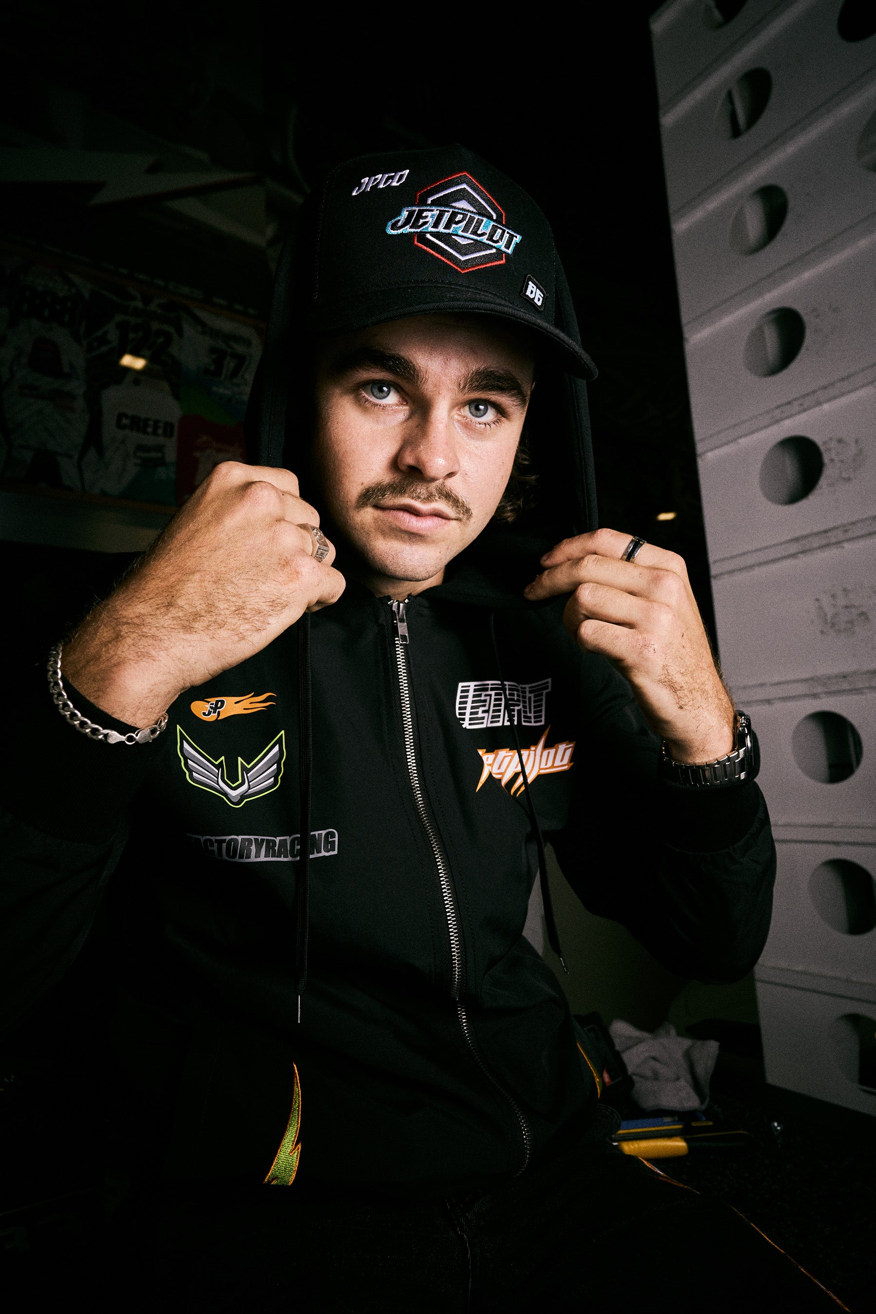 Jetpilot Track Day Jacket - Black 9 — image 2