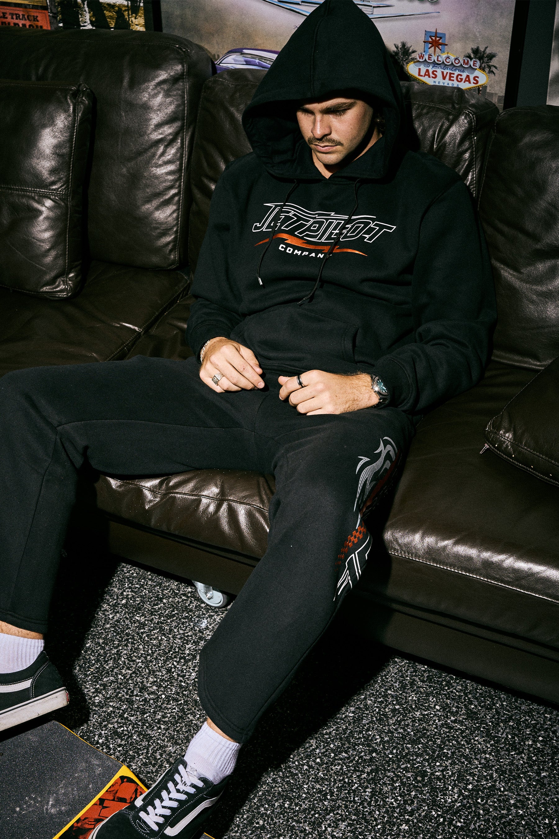 Jetpilot Velocity Pullover Hoodie - Black 9 — image 2