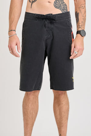 Jetpilot Live Fast Boardshort - Washed Black