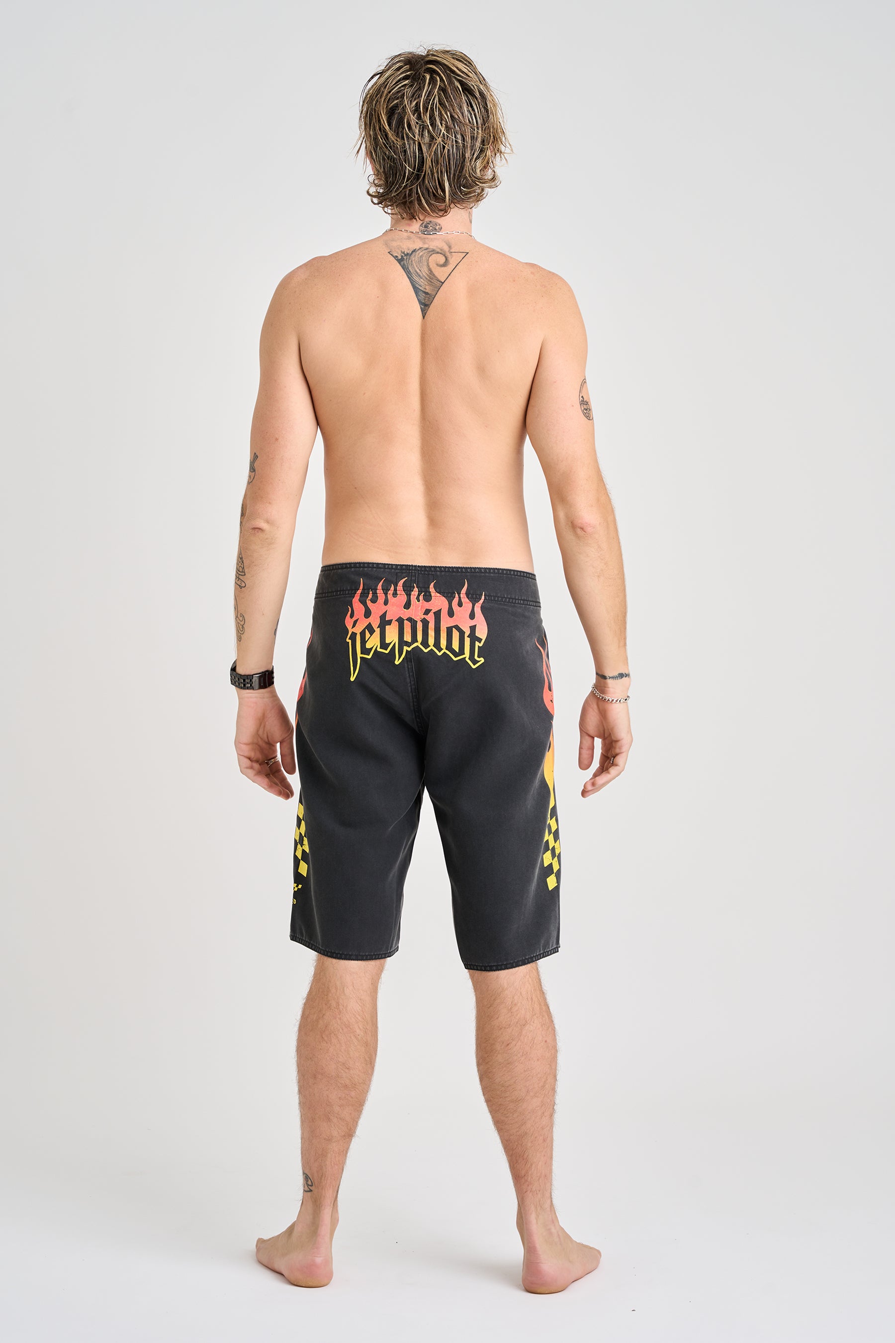 Jetpilot Live Fast Boardshort - Washed Black 5 — image 2