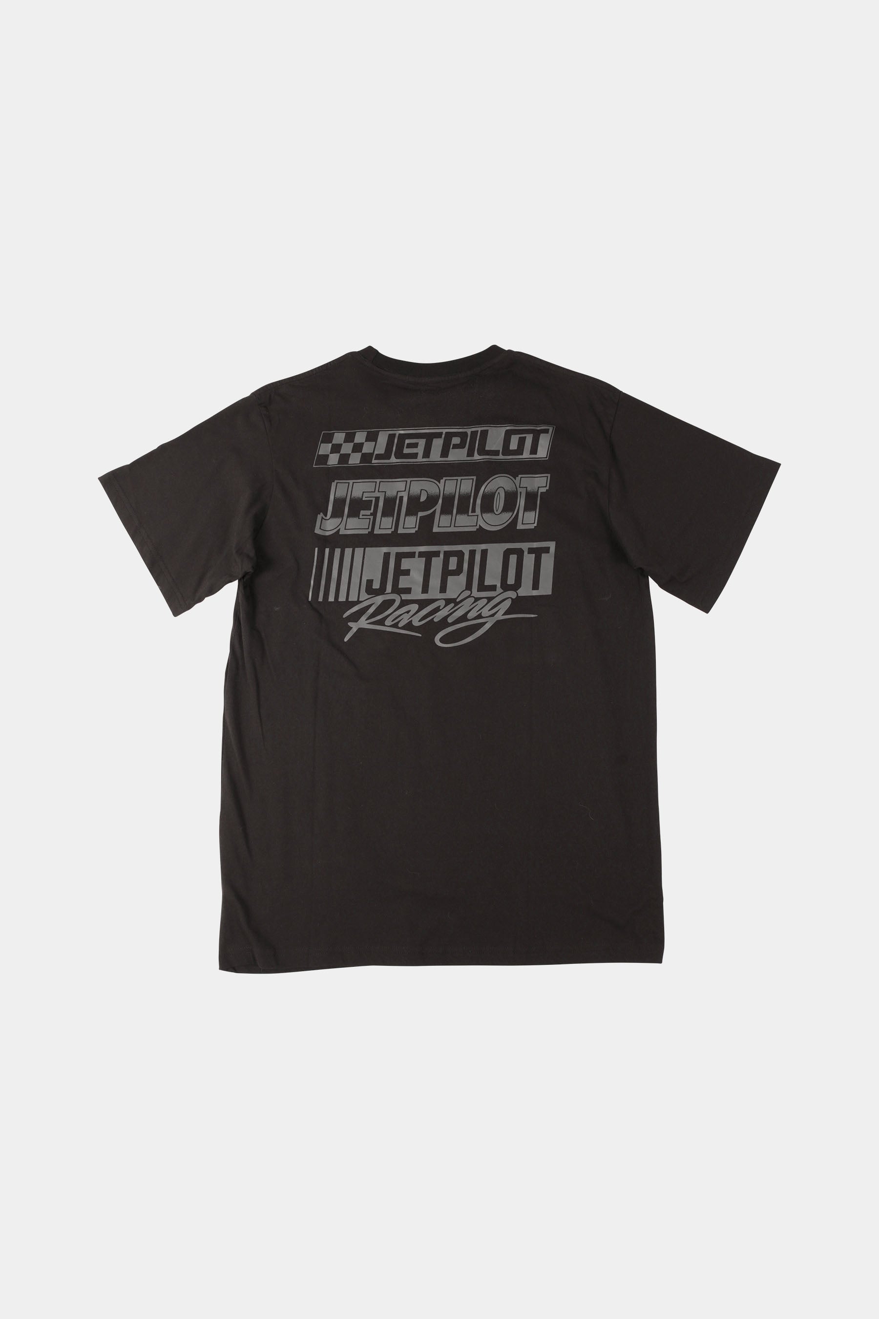 Jetpilot Stacked Racing Tee - Black - photo 3 — image 2