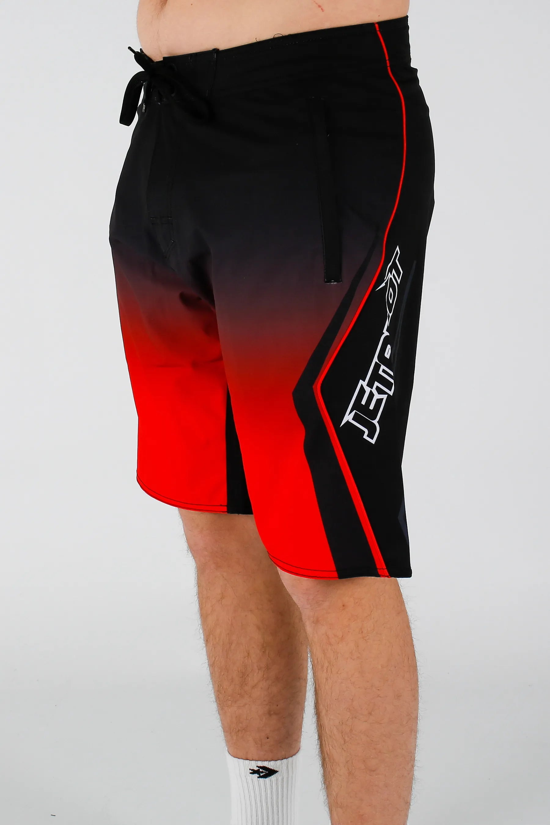 Jetpilot Pulse Raptor 2 Boardshort - Black/Red - photo 2 — image 2