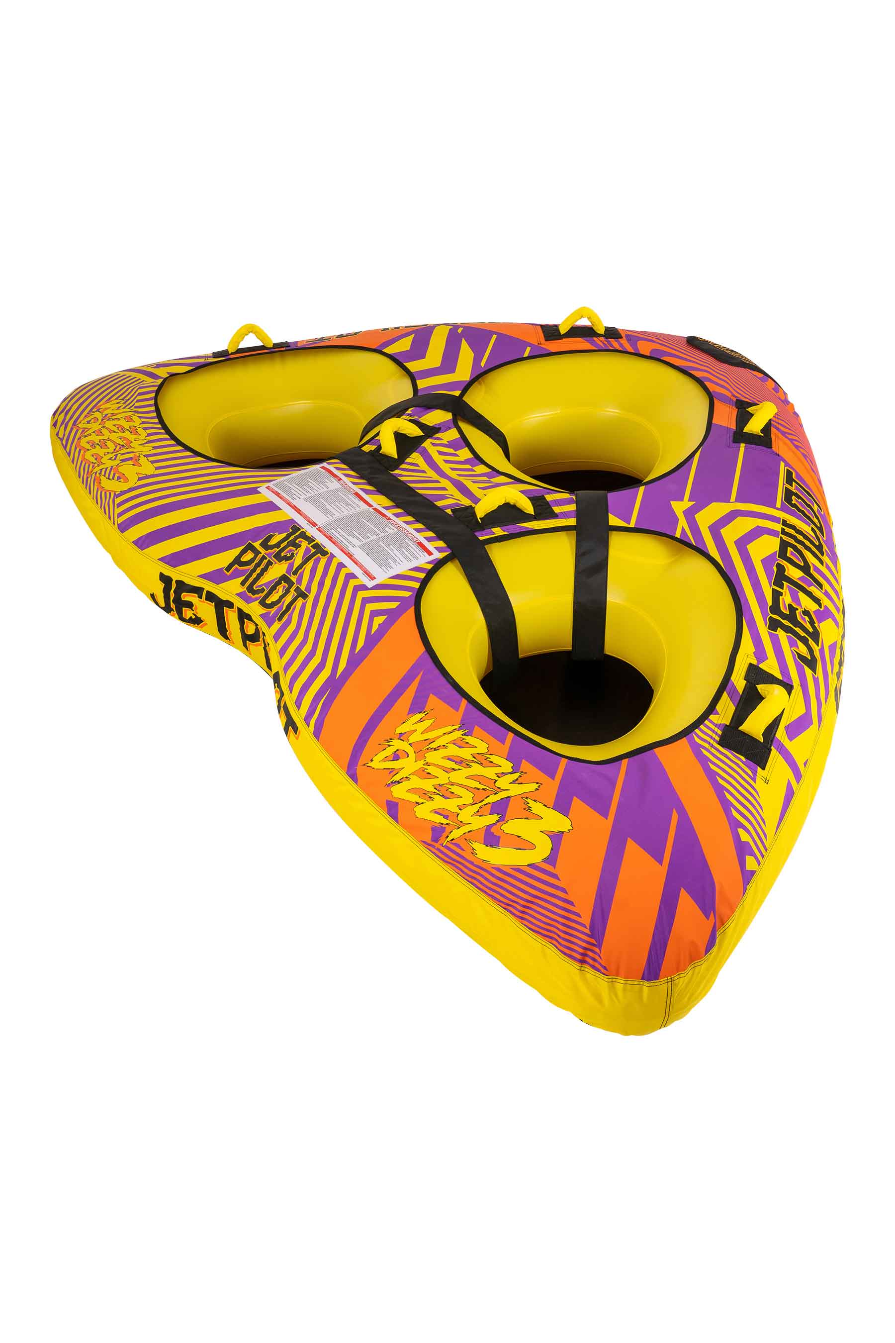 Jetpilot Wizzy Dizzy 3 Towable - Orange/Purple 1