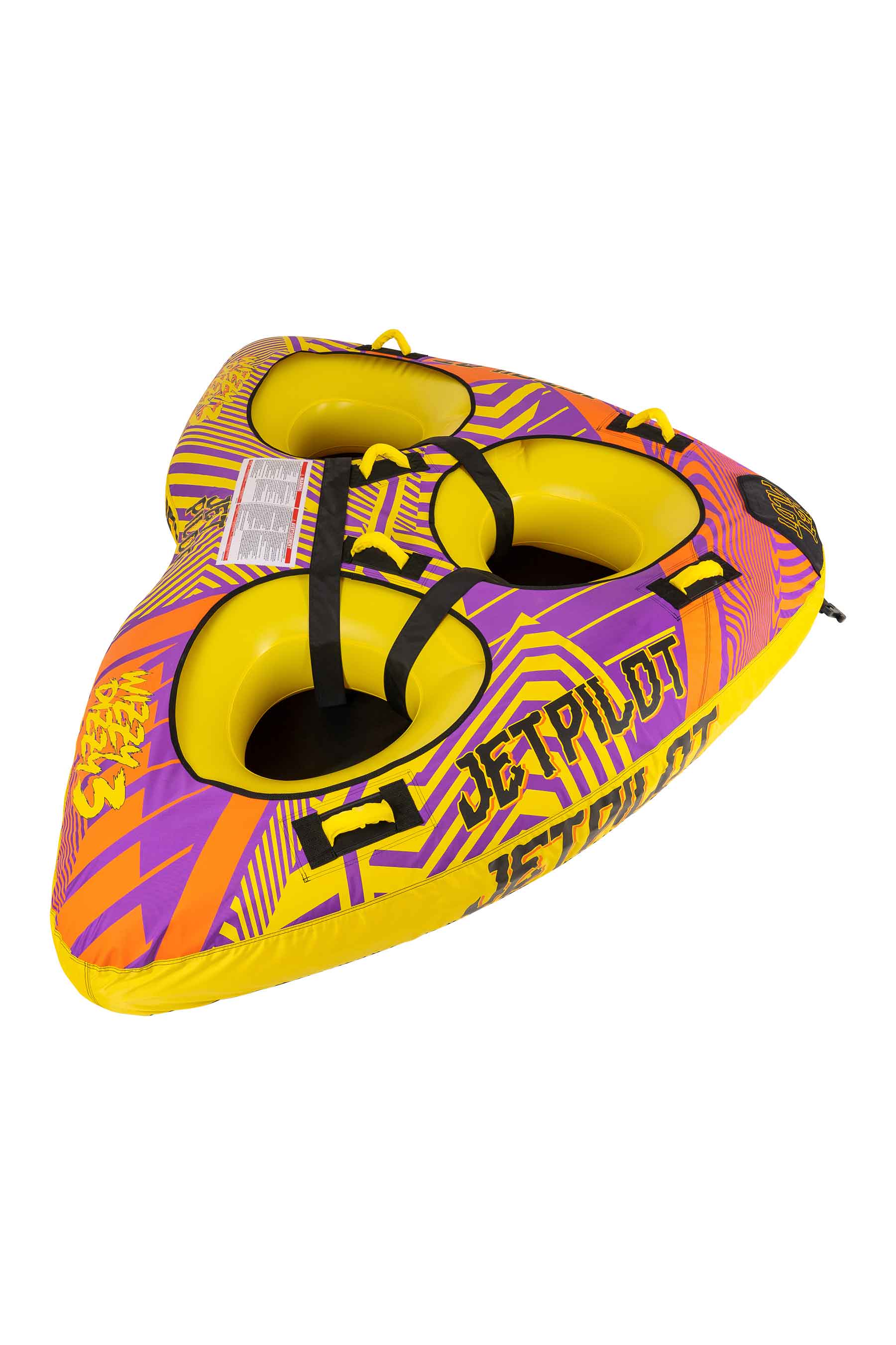 Jetpilot Wizzy Dizzy 3 Towable - Orange/Purple 5